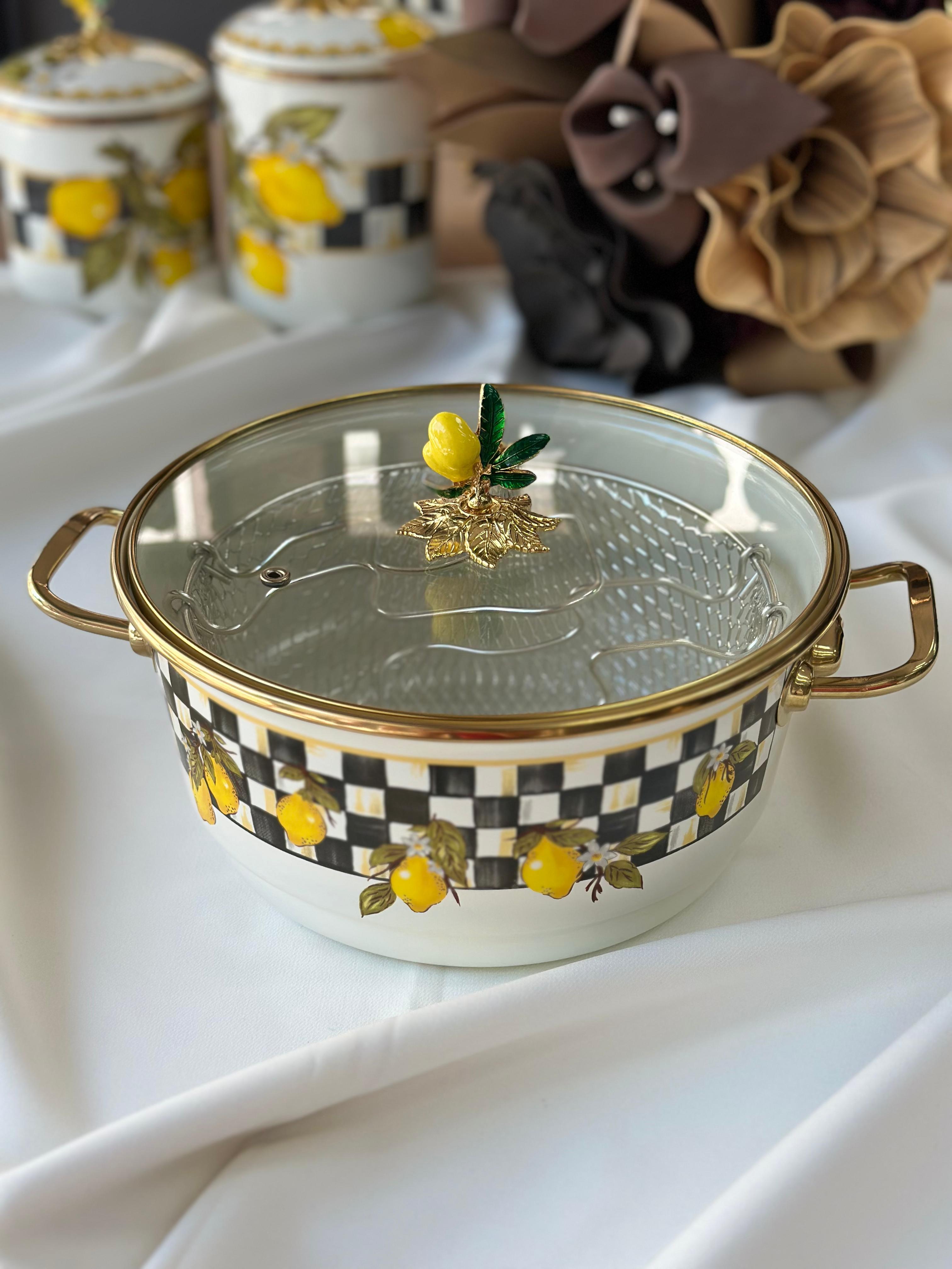 Linda Emaye Kızartma Tenceresi 22 Cm