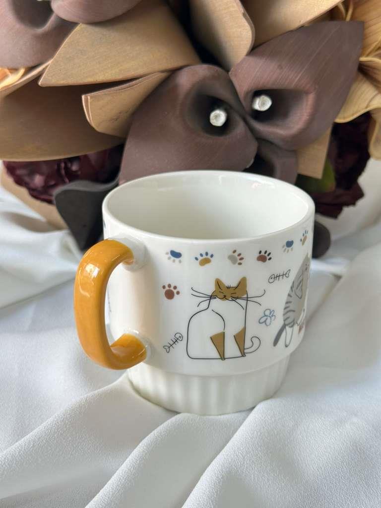 Porselen Çay Kahve Kupası 340ML -MD12