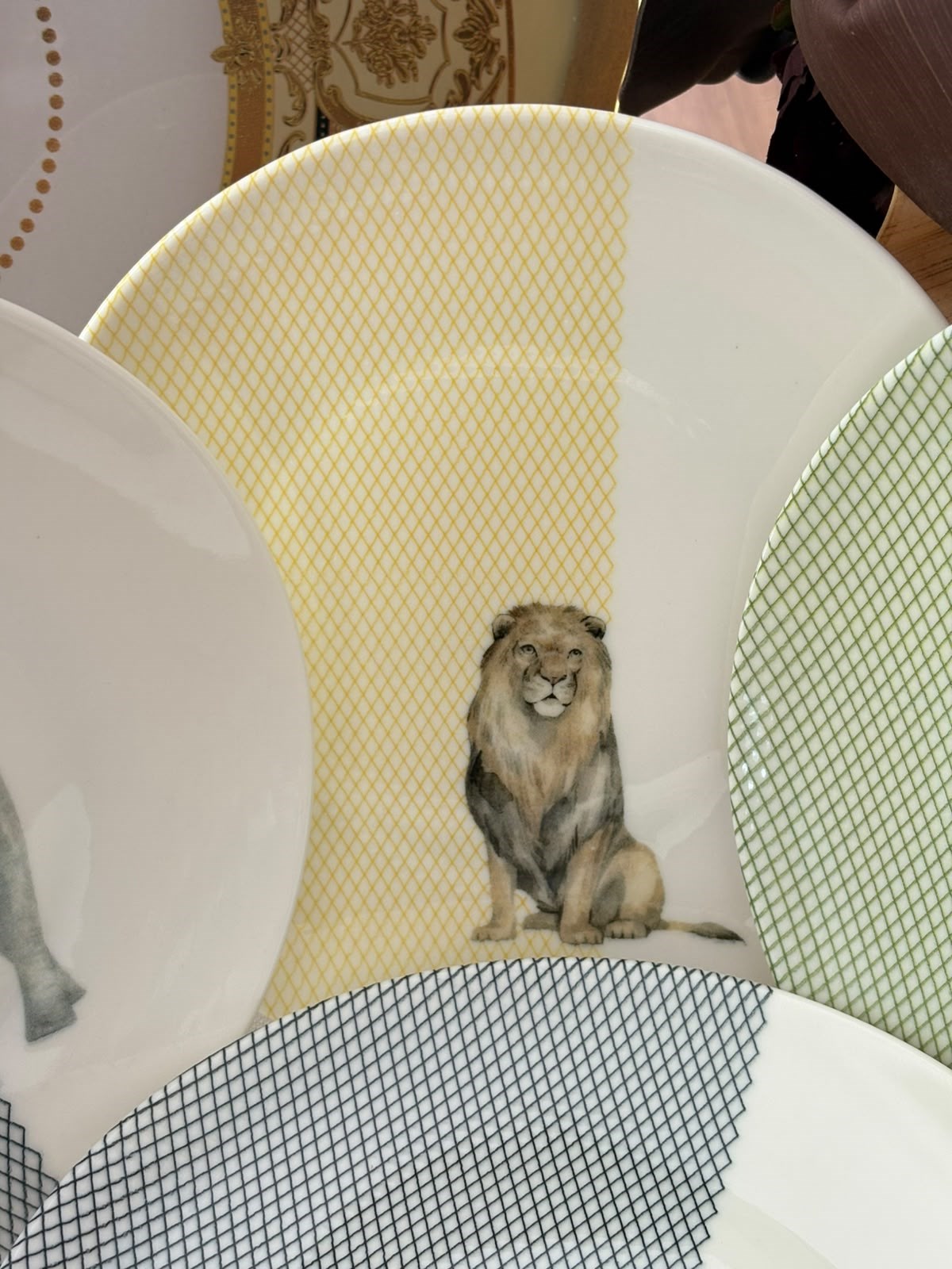 Savanda 6'lı 20 cm Porselen Pasta Tabağı