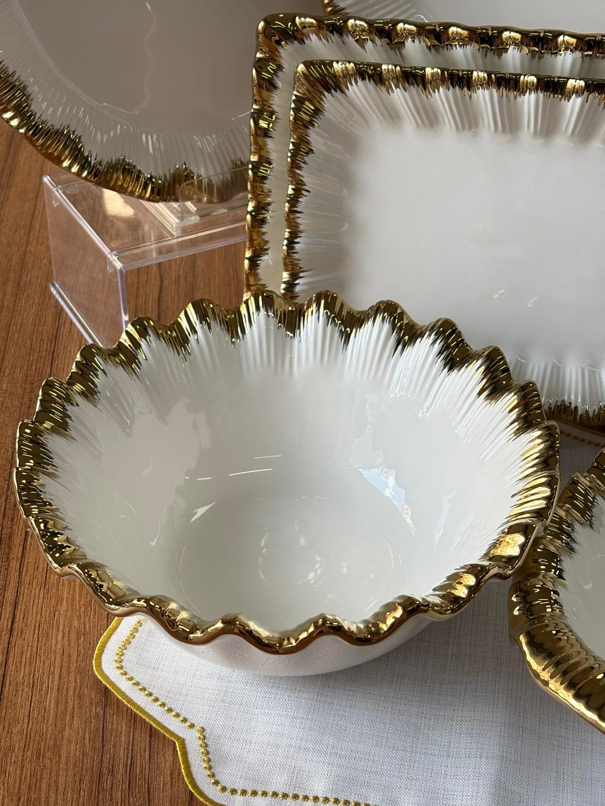 Sofya 7 Parça Gold Servis Seti