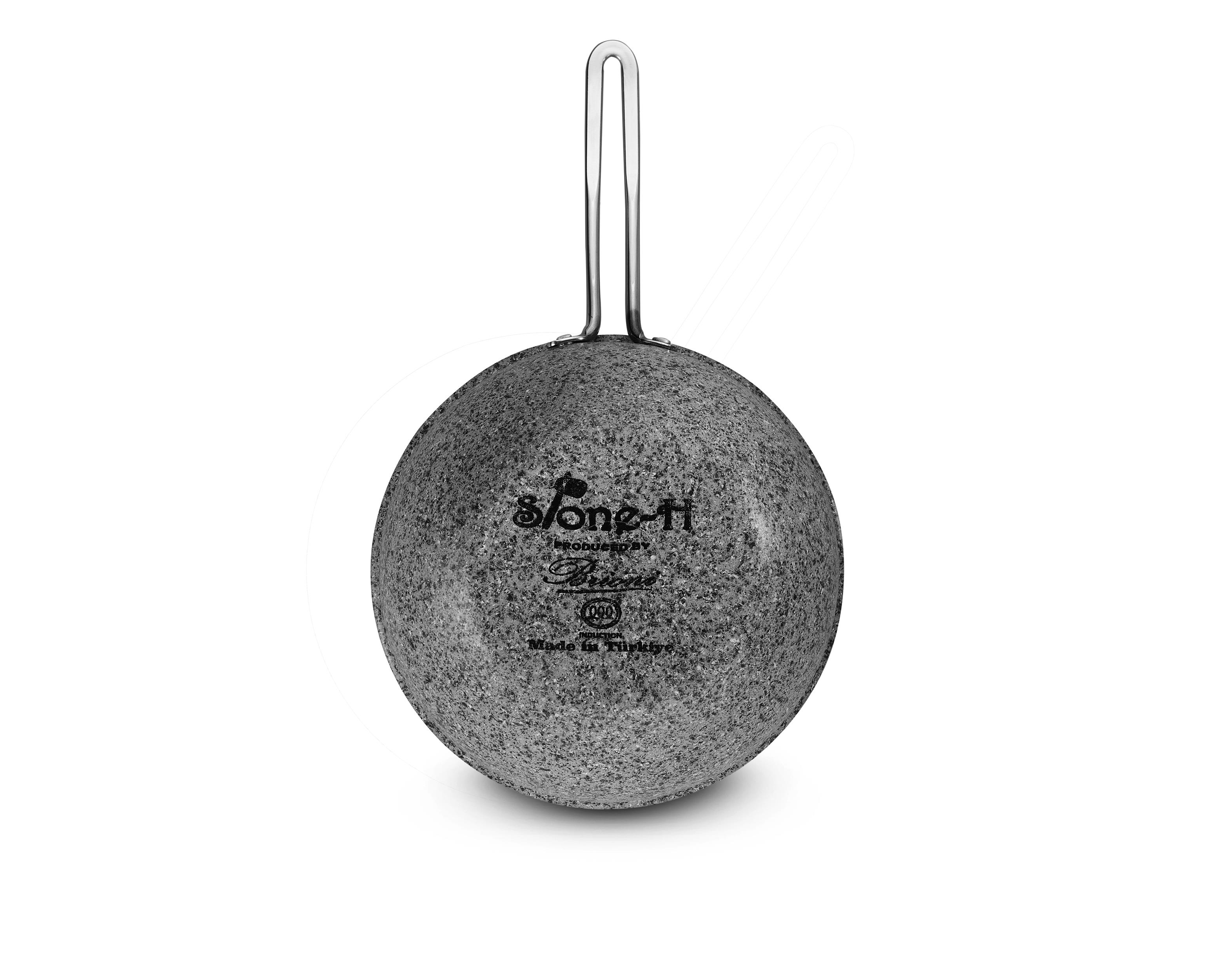 Stone-Age 26 cm Çizilmez Yanmaz Yapışmaz İndüksiyon Wok tava
