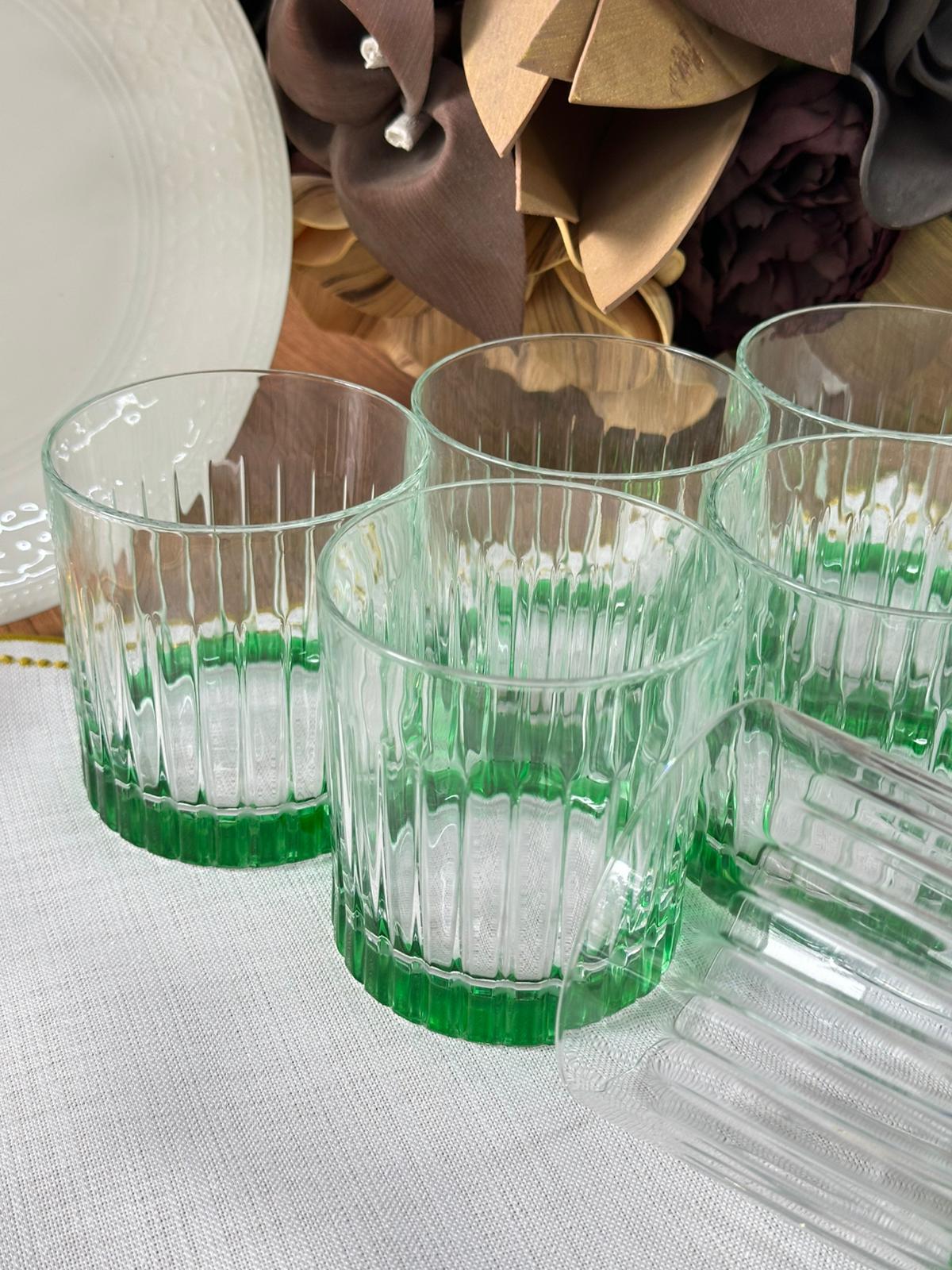 Timeless Yeşil 6'lı Su Bardağı