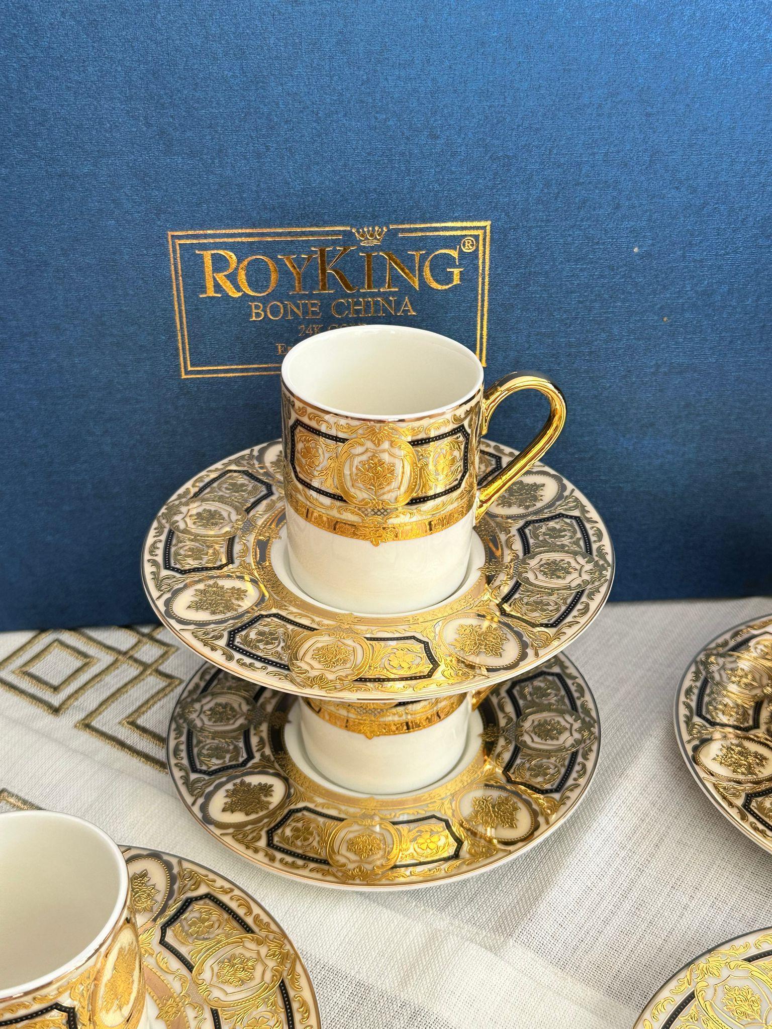Türk Kahve Fincanı Luxury 6 Kişilik 12 Parça