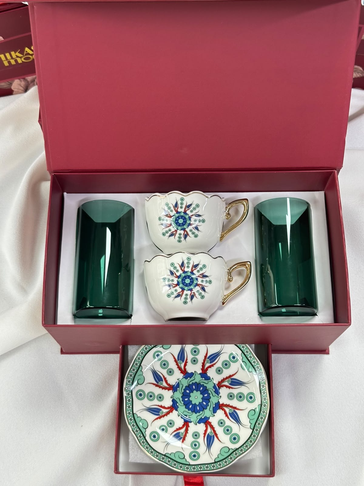 Türk Kahve Fincanı Verde Mosaic 2 Kişilik 6 Parça