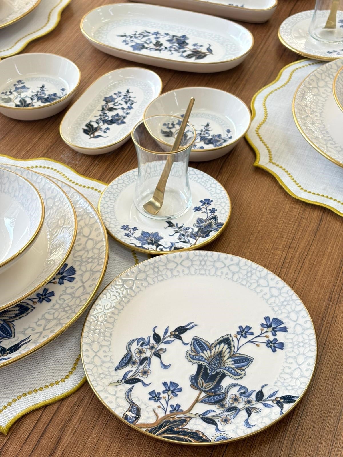 Yemek & Kahvaltı Seti 53 Parça 6 Kişilik Lucca
