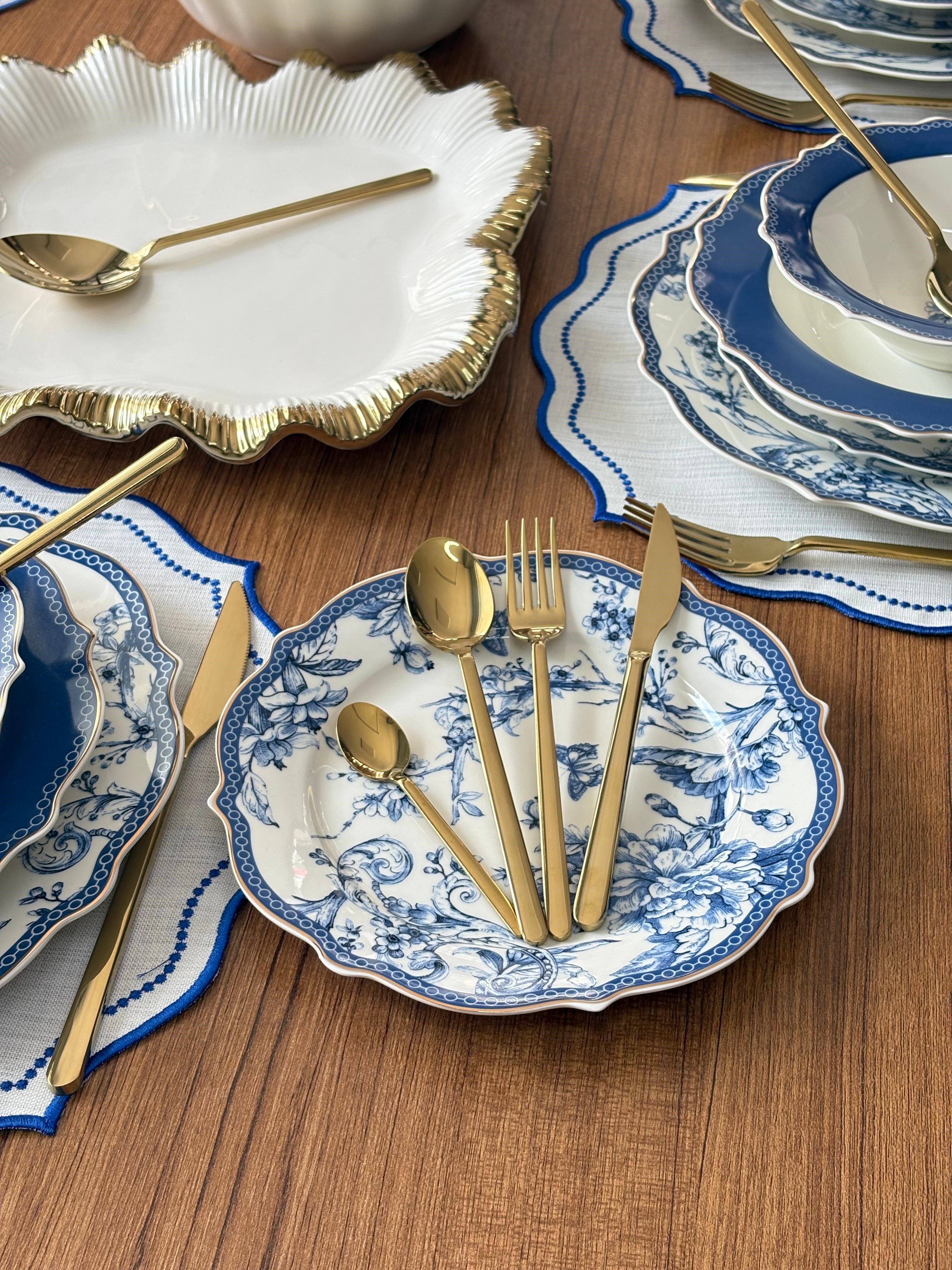 Yemek Takımı 156 Parça 12 Kişilik Blue Life