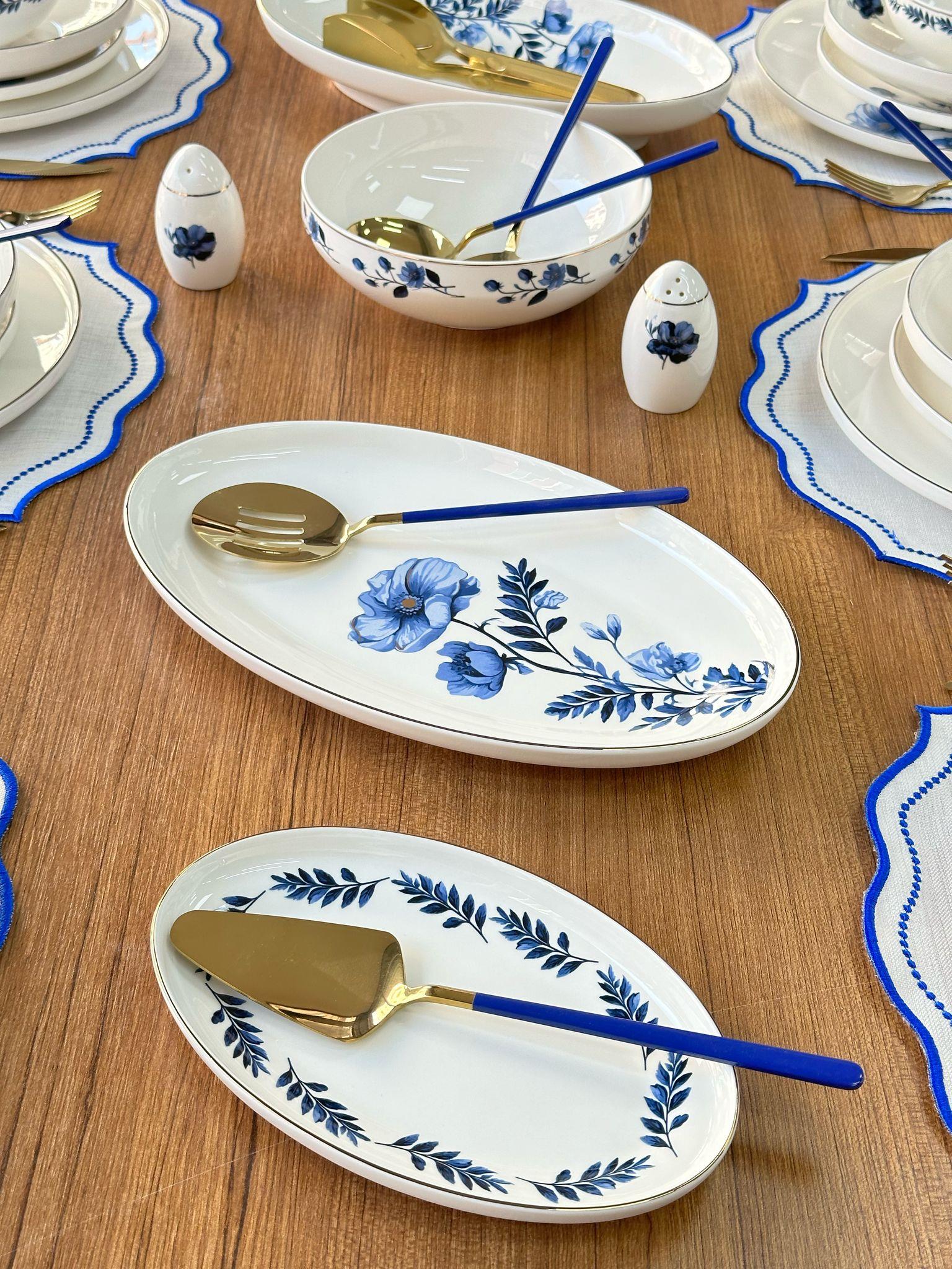 Yemek Takımı 159 Parça 12 Kişilik Blue Violet