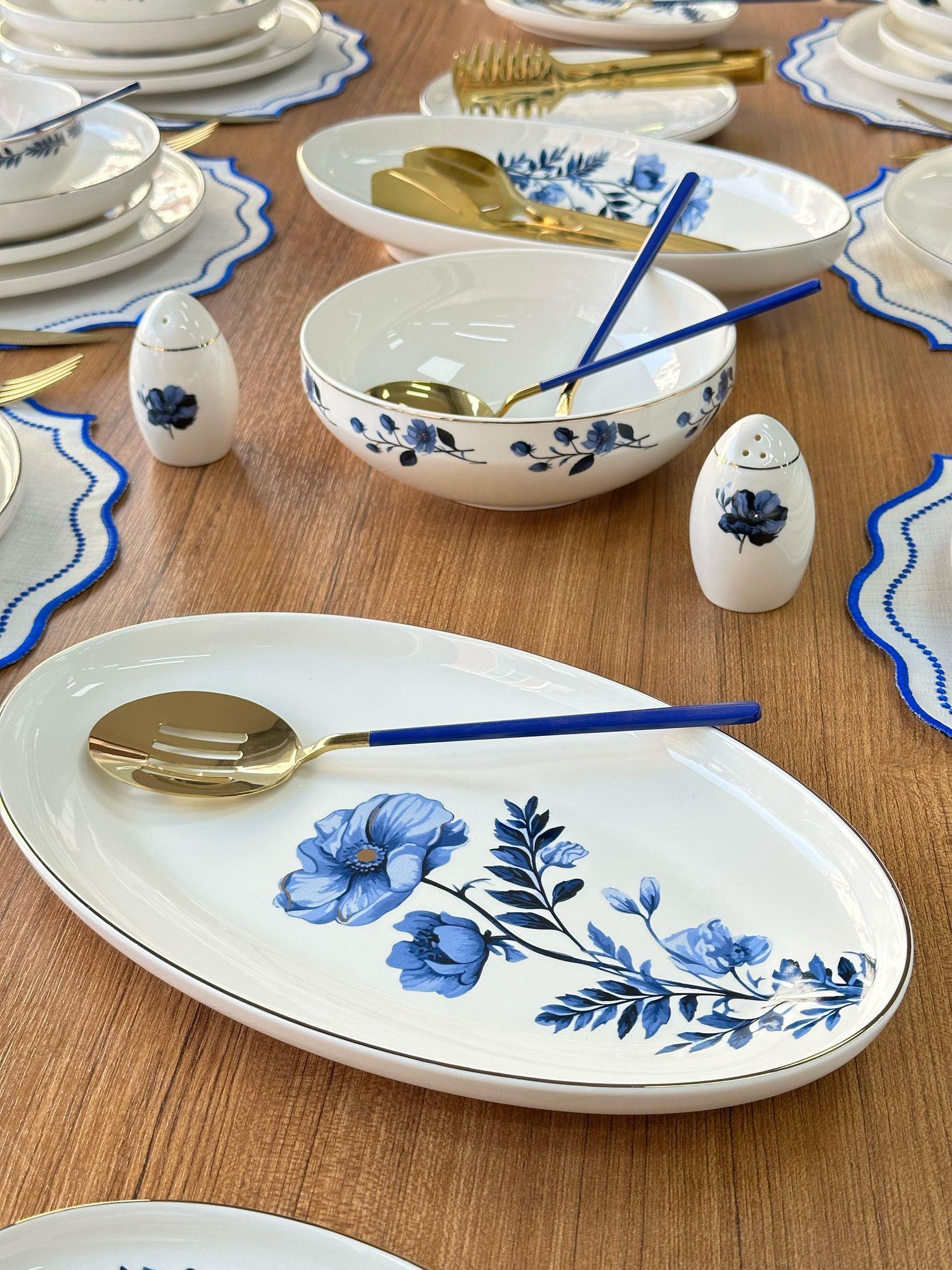 Yemek Takımı 159 Parça 12 Kişilik Blue Violet