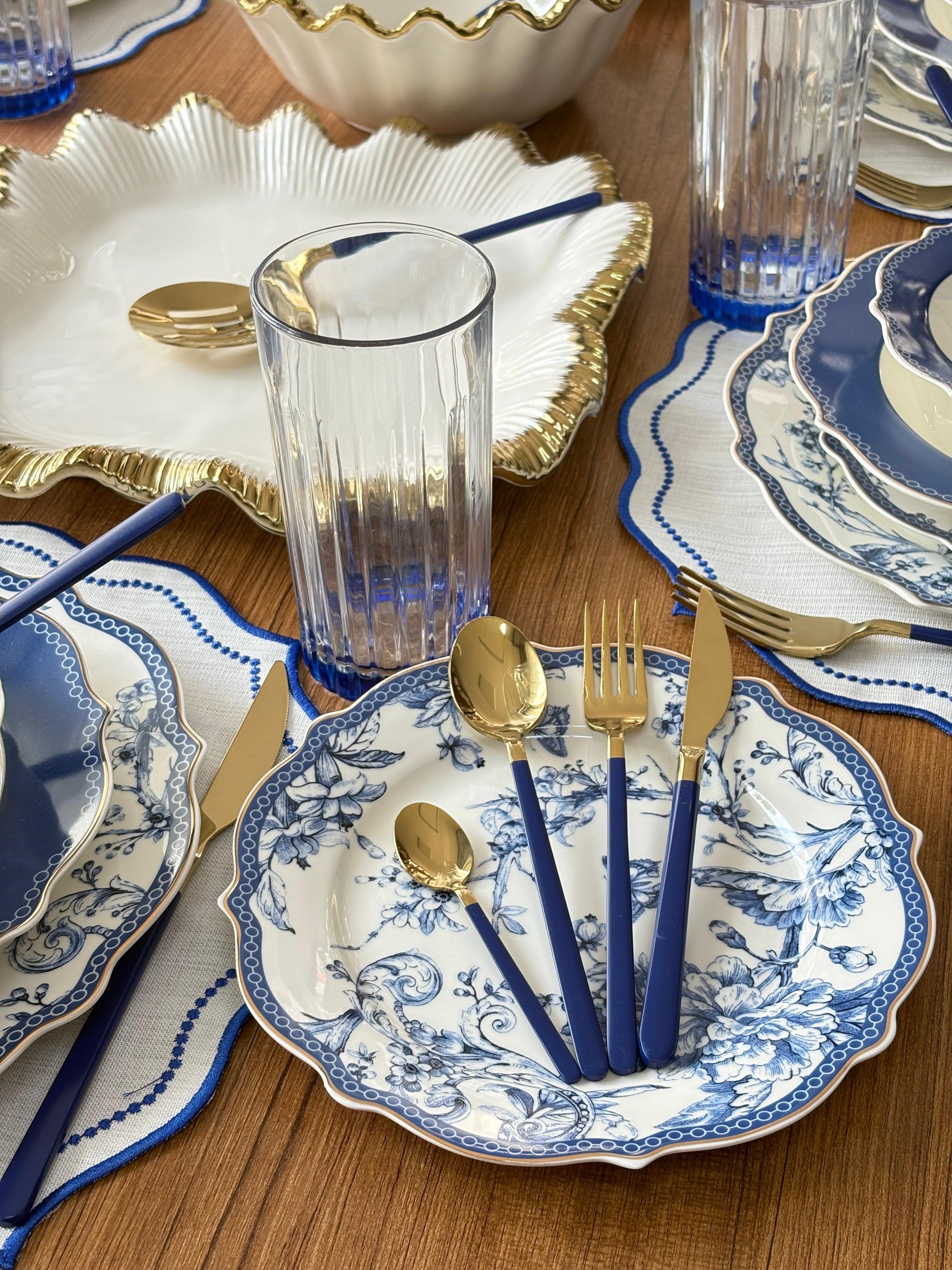 Yemek Takımı 168 Parça 12 Kişilik Blue Life