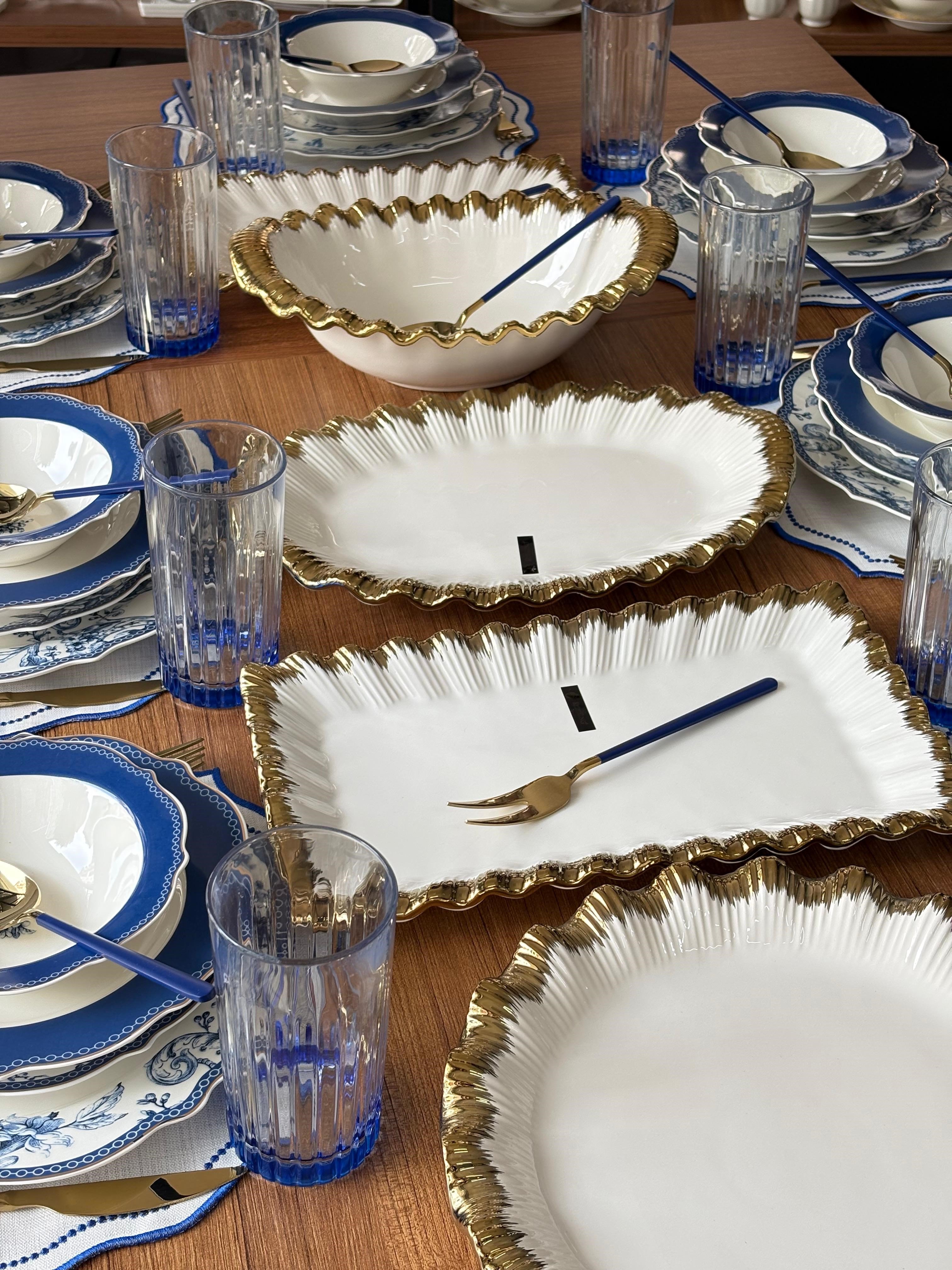Yemek Takımı 168 Parça 12 Kişilik Blue Life