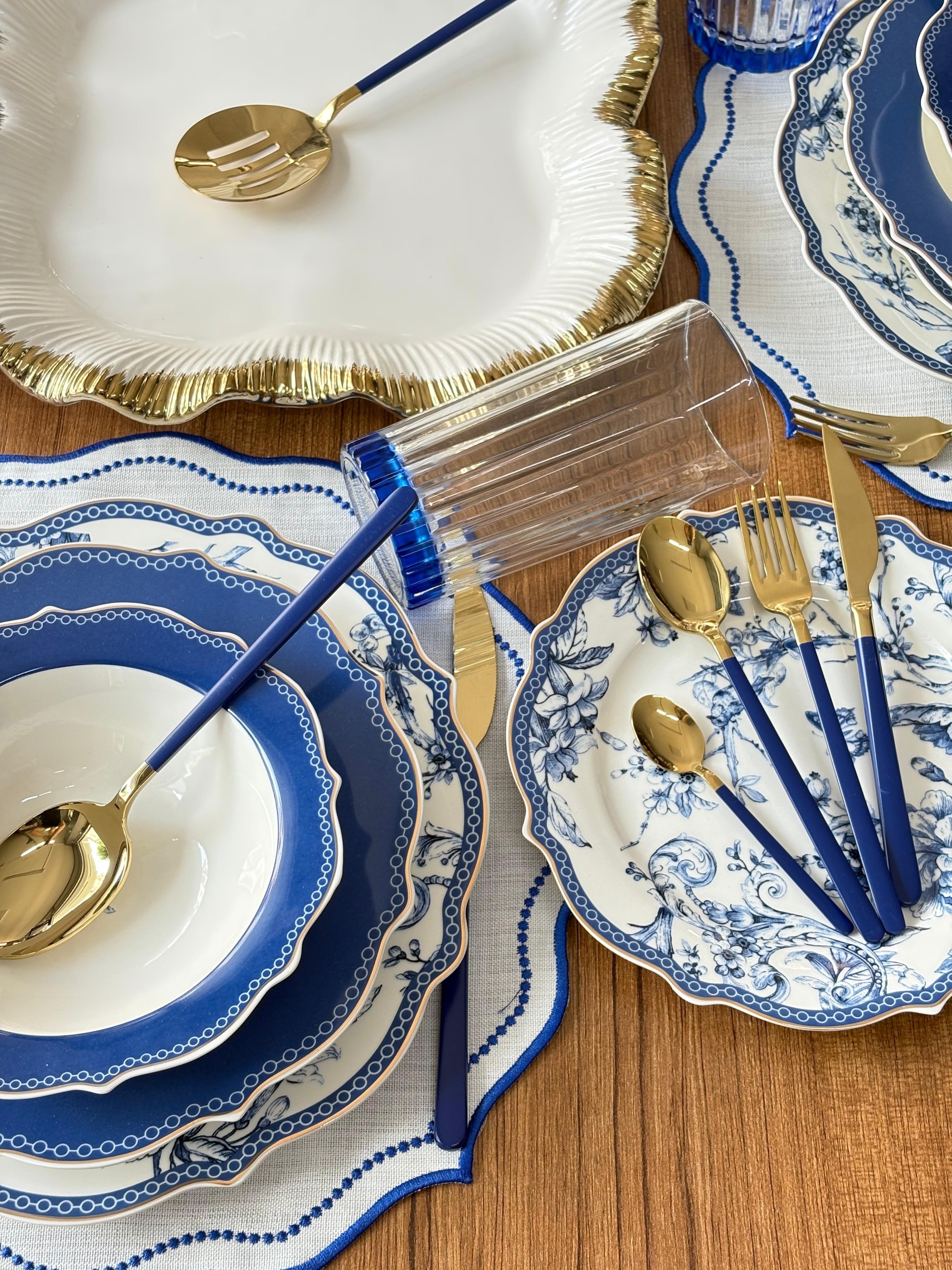 Yemek Takımı 168 Parça 12 Kişilik Blue Life