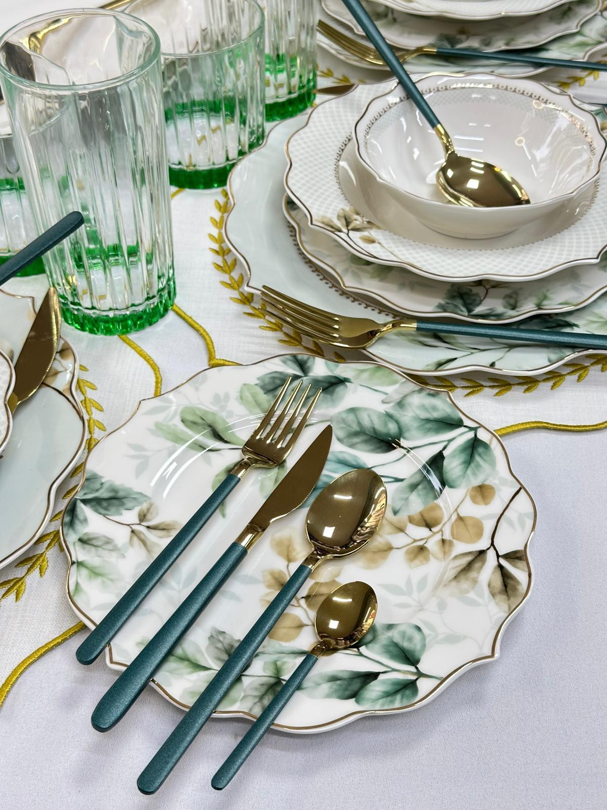 Yemek Takımı 181 Parça 12 Kişilik Begonia