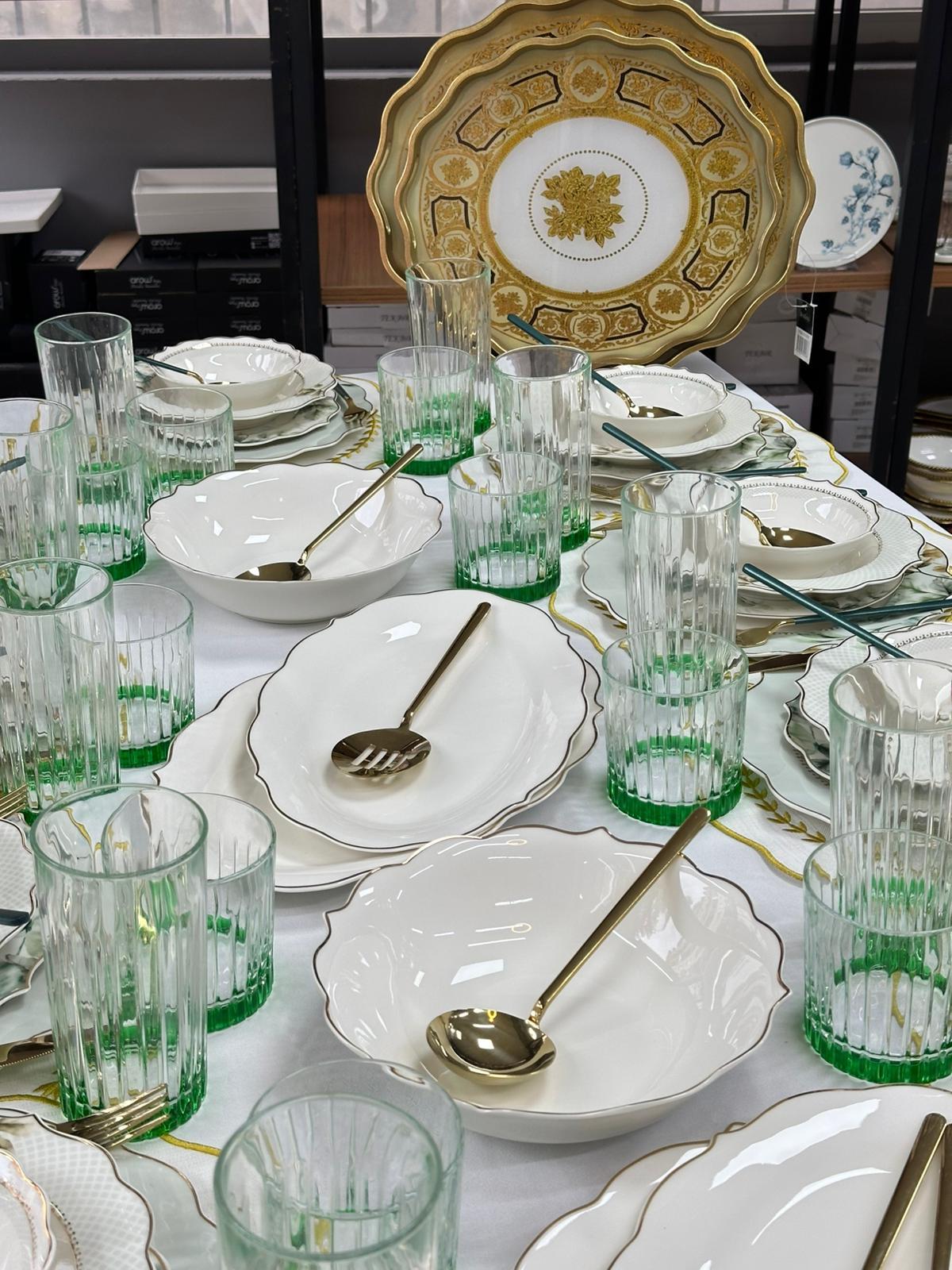 Yemek Takımı 181 Parça 12 Kişilik Begonia