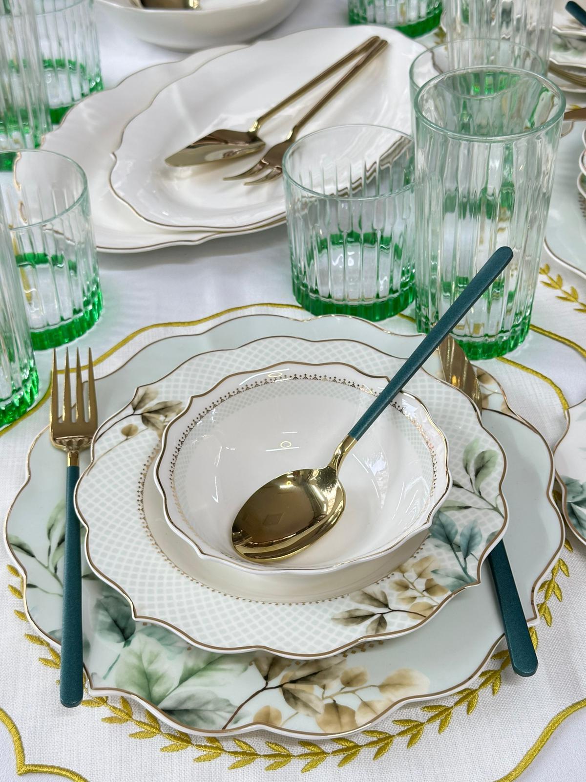 Yemek Takımı 181 Parça 12 Kişilik Begonia