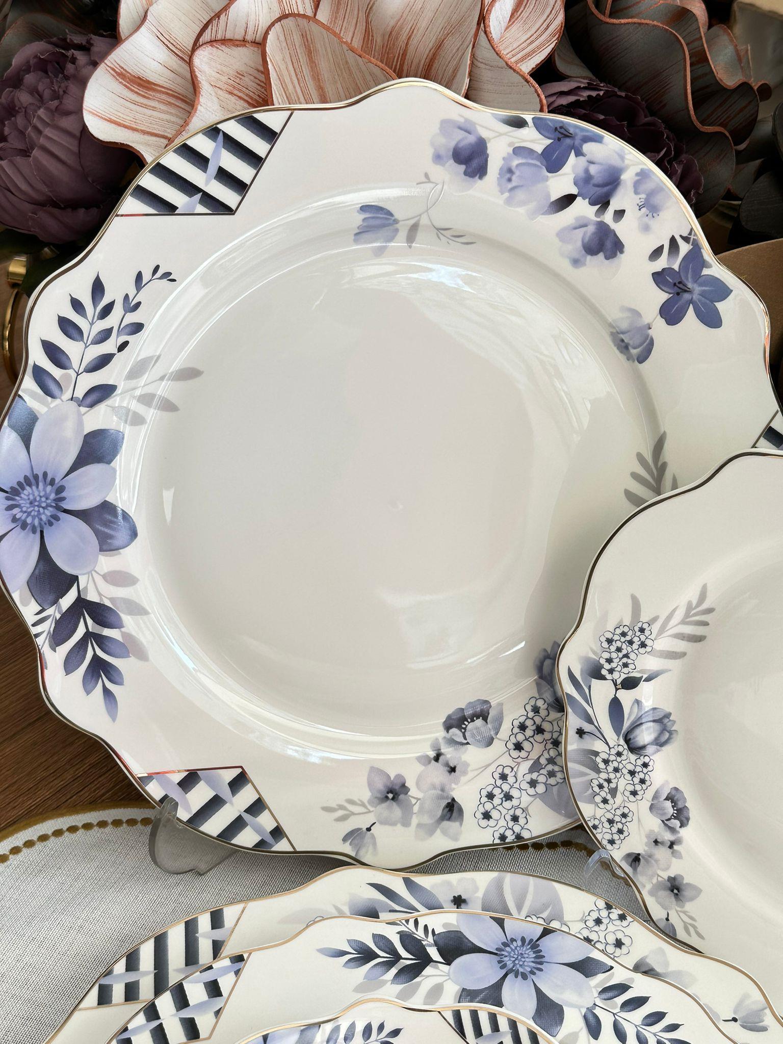 Yemek Takımı 24 Parça 6 Kişilik Blue Garden