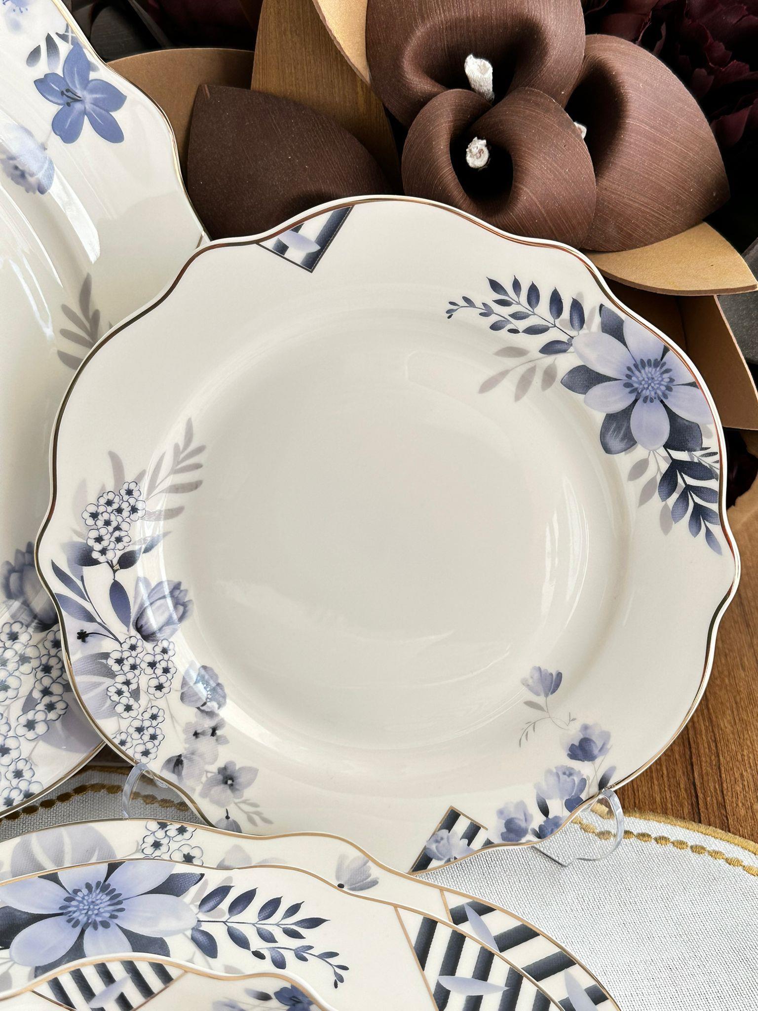 Yemek Takımı 24 Parça 6 Kişilik Blue Garden