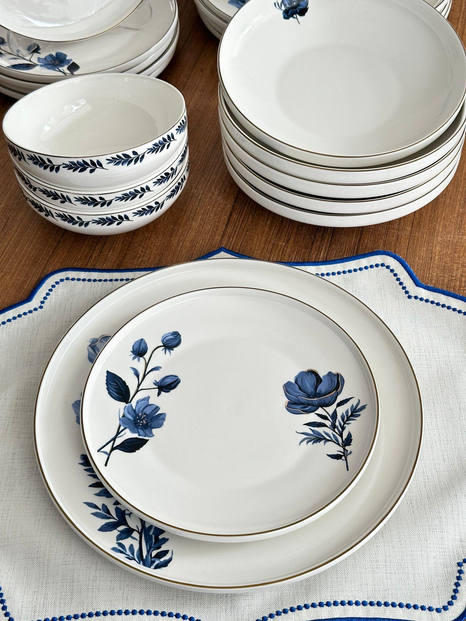 Yemek Takımı 24 Parça 6 Kişilik Blue Violet