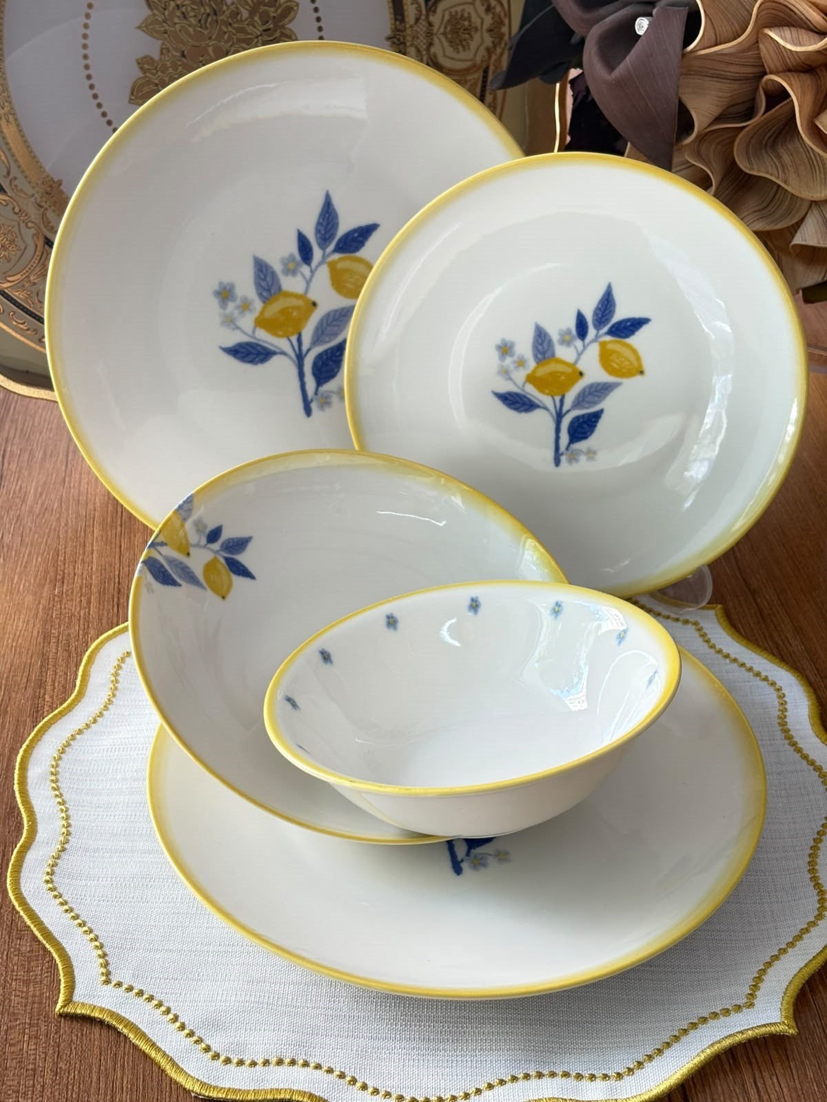 Yemek Takımı 24 Parça 6 Kişilik Lemon