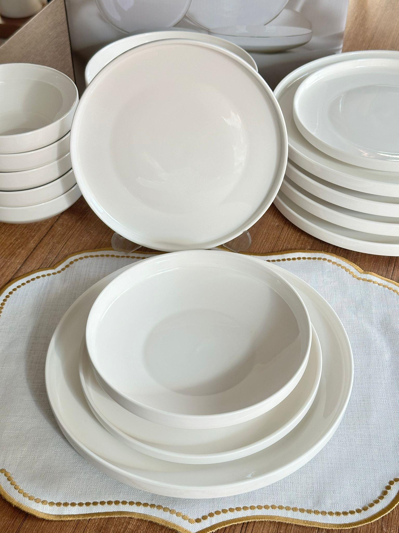 Yemek Takımı 24 Parça 6 Kişilik Modern Sade