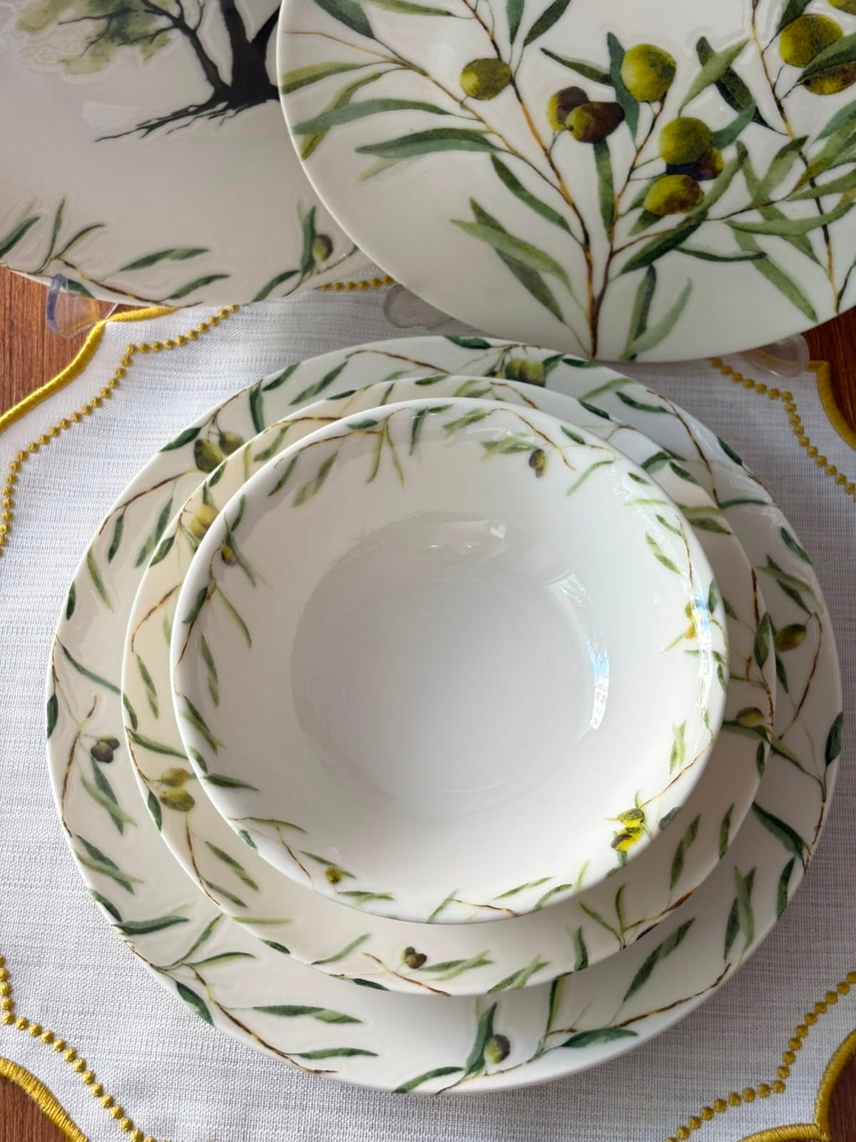 Yemek Takımı 24 Parça 6 Kişilik Olive