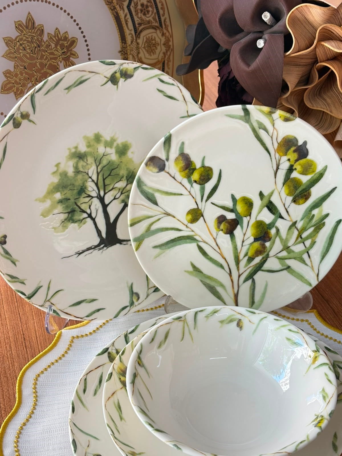 Yemek Takımı 24 Parça 6 Kişilik Olive