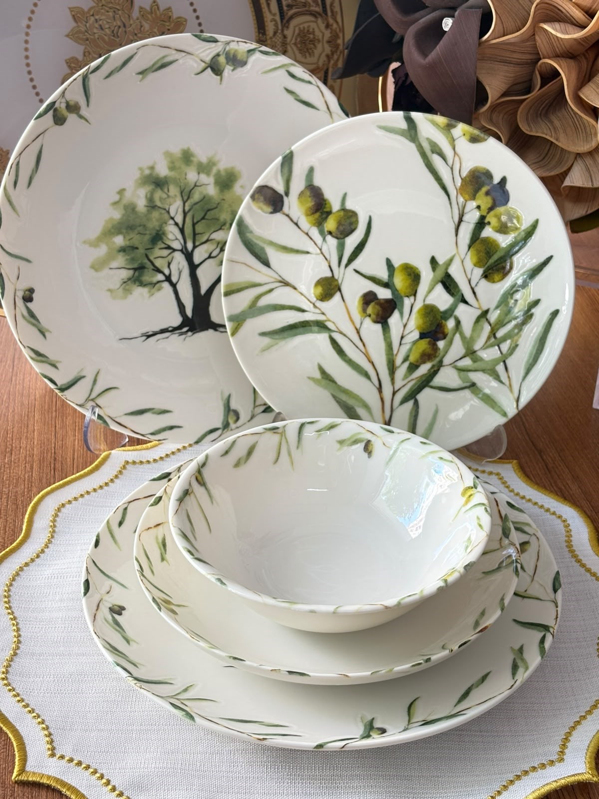 Yemek Takımı 24 Parça 6 Kişilik Olive