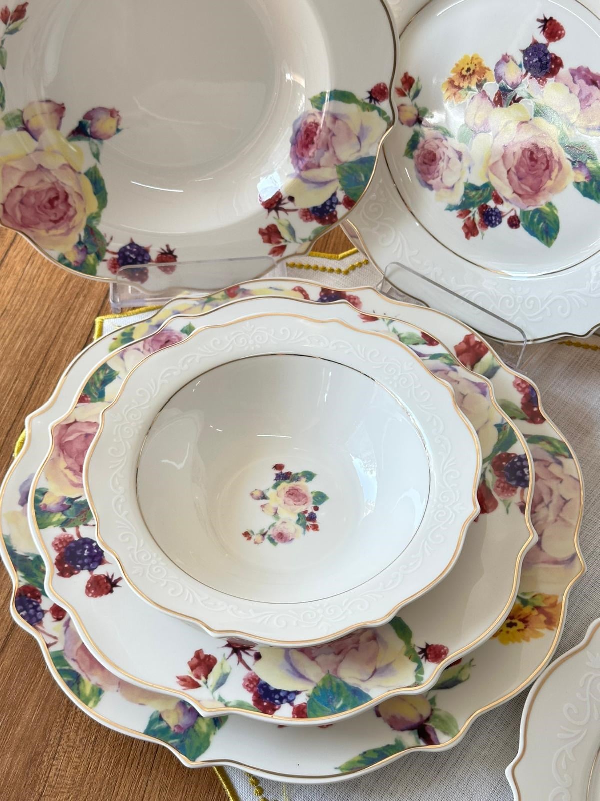 Yemek Takımı 24 Parça 6 Kişilik Rosabella