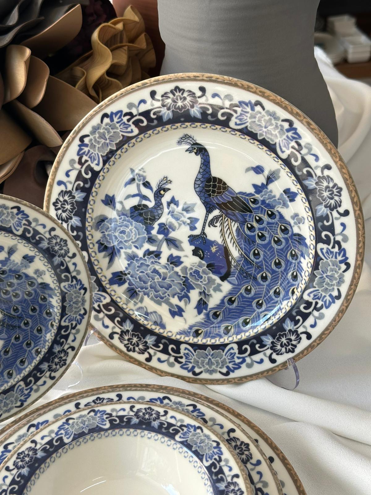 Yemek Takımı 24 Parça 6 Kişilik Tavus Kuşu