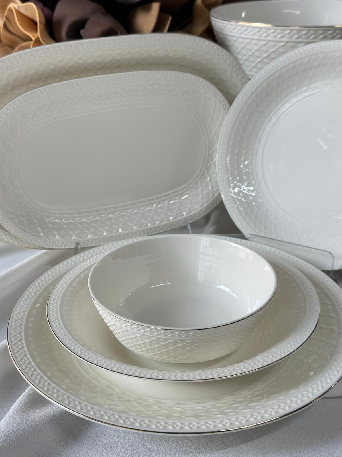 Yemek Takımı 27 Parça 6 Kişilik Cross Gold