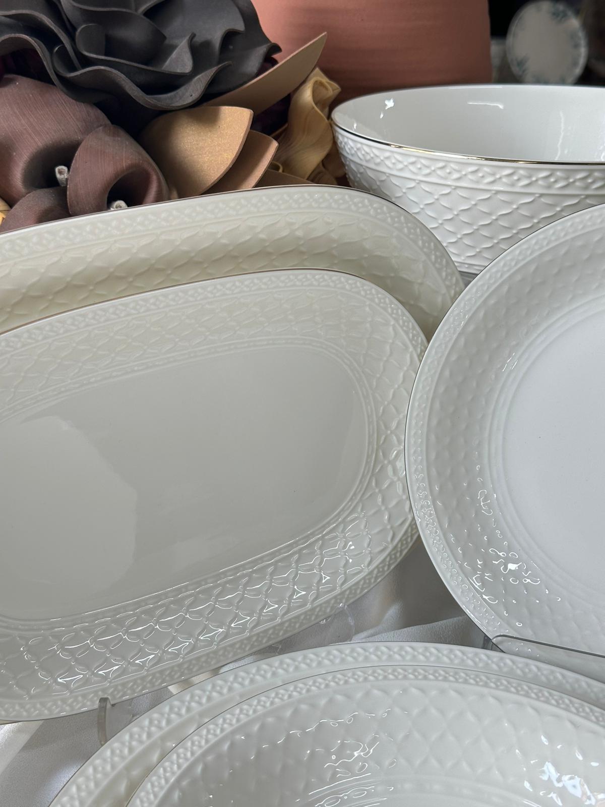 Yemek Takımı 27 Parça 6 Kişilik Cross Gold