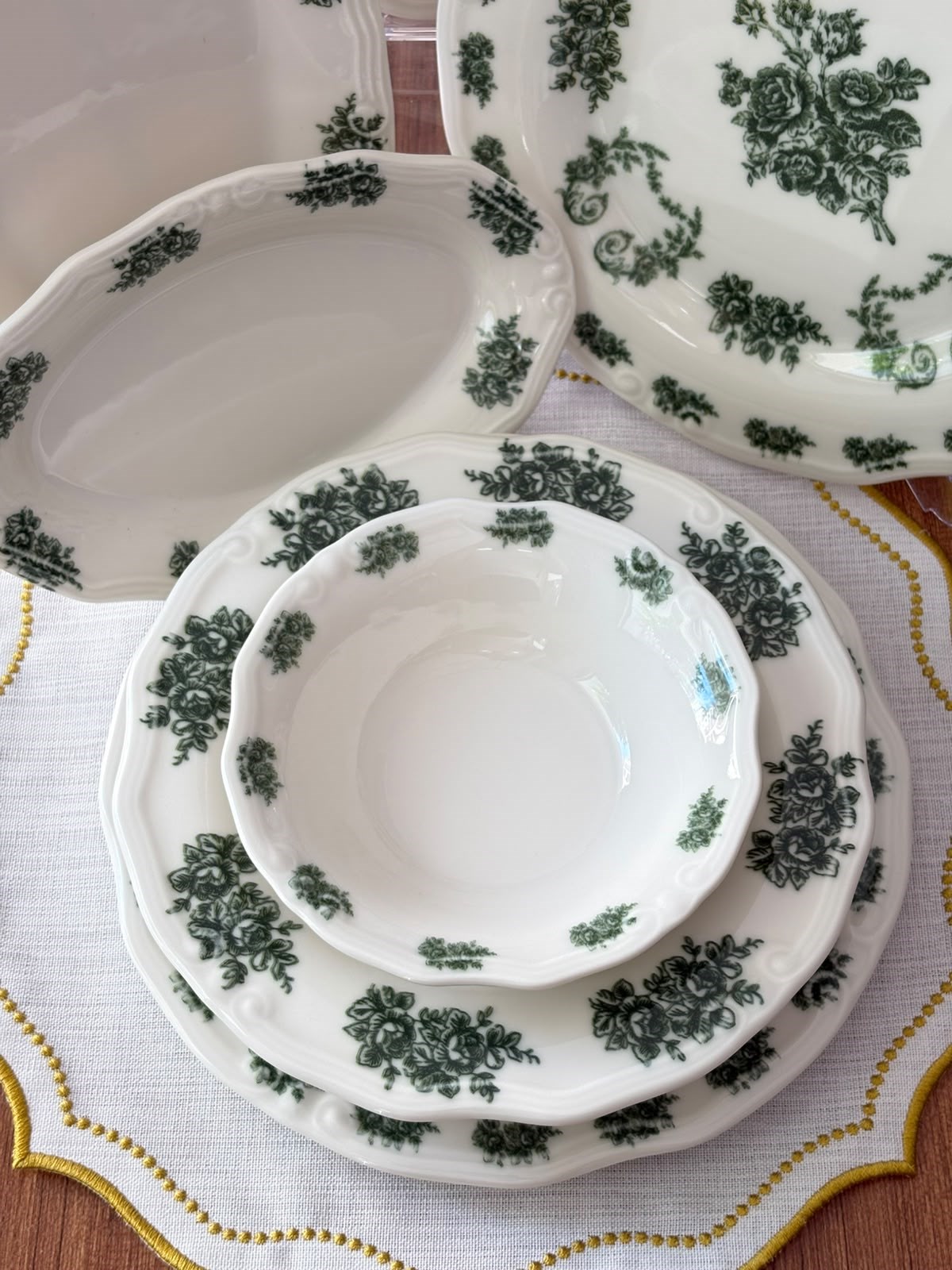Yemek Takımı 29 Parça 6 Kişilik Flowers Green