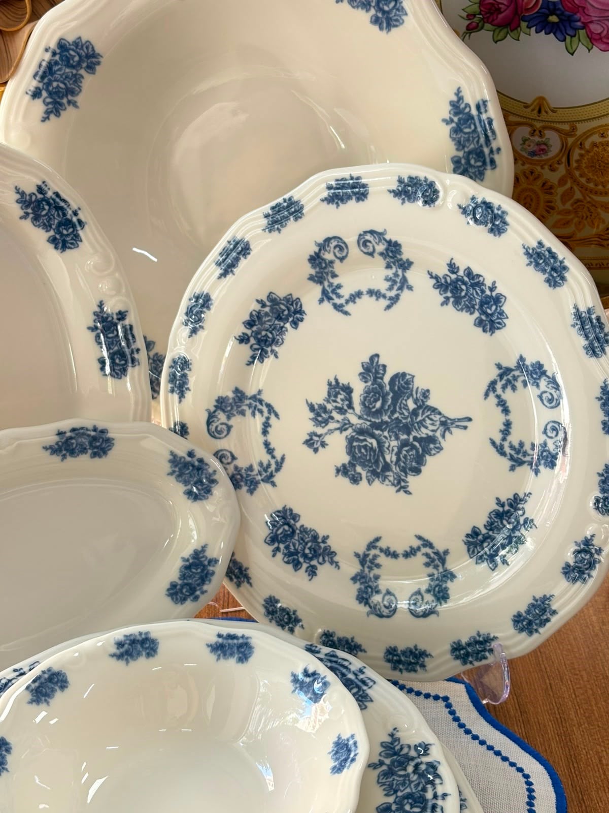 Yemek Takımı 29 Parça 6 Kişilik Flowers Blue