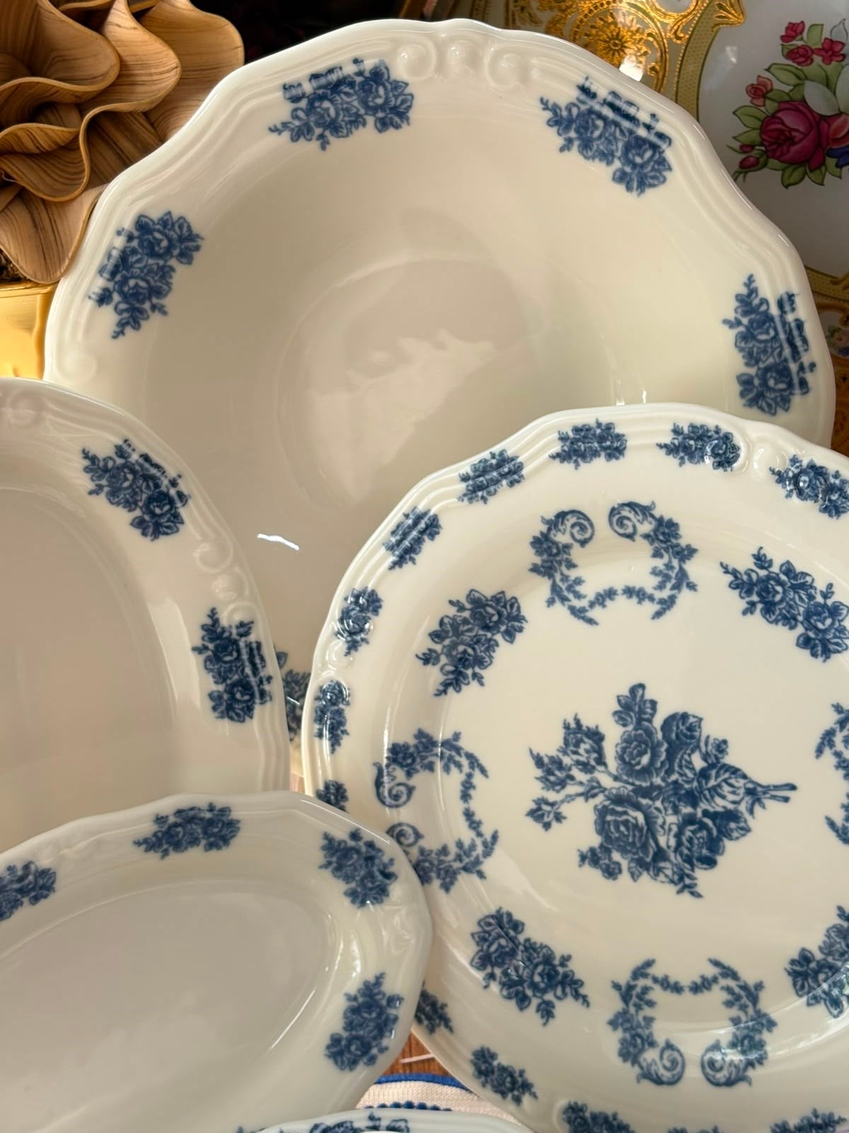 Yemek Takımı 29 Parça 6 Kişilik Flowers Blue