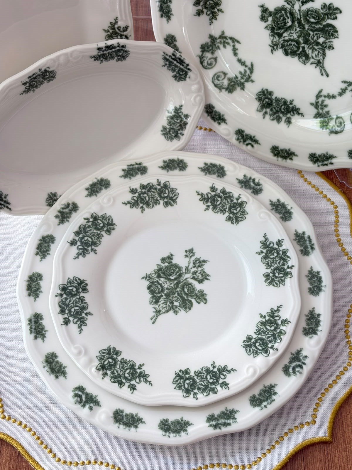 Yemek Takımı 29 Parça 6 Kişilik Flowers Green