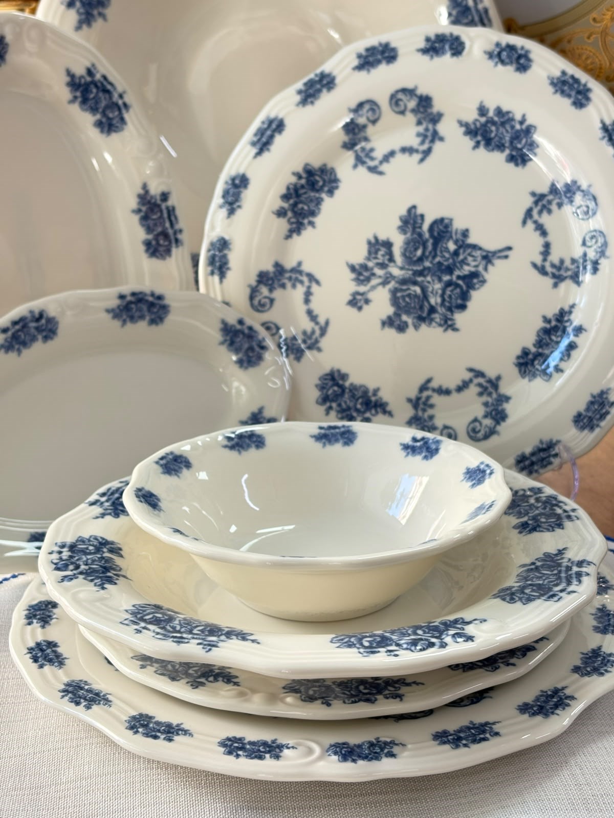 Yemek Takımı 29 Parça 6 Kişilik Flowers Blue