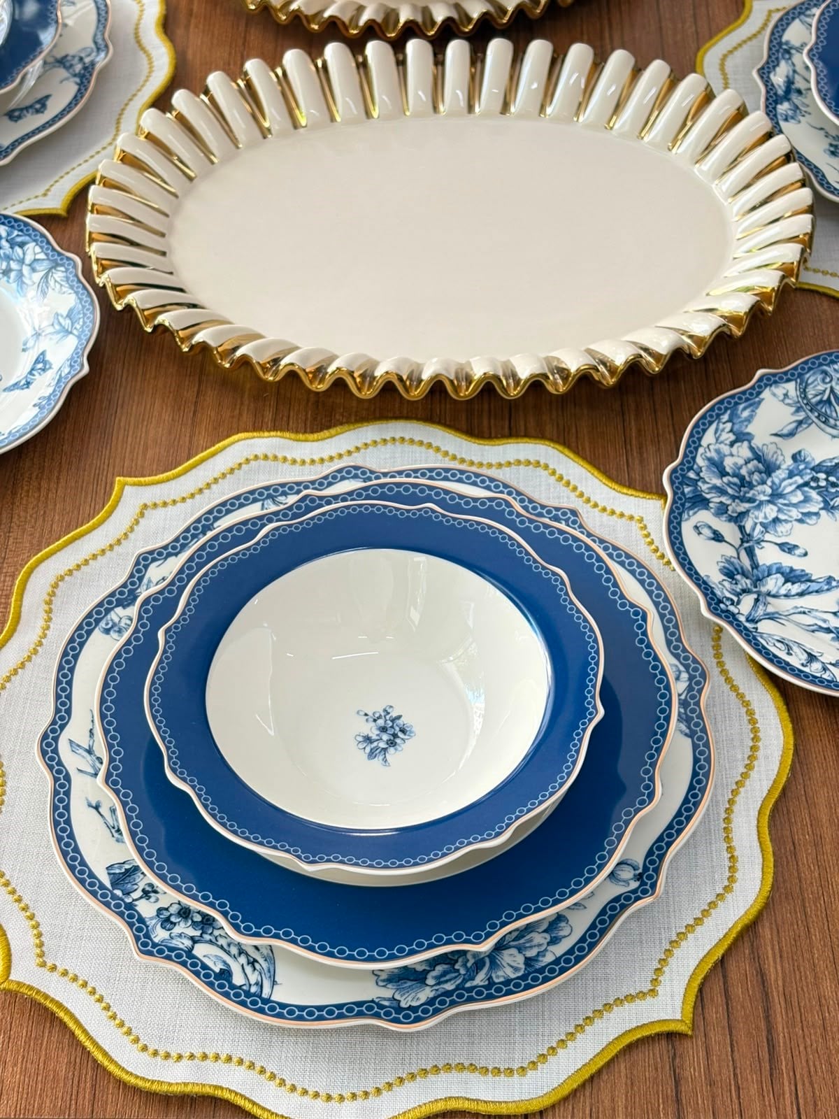 Yemek Takımı 35 Parça 6 Kişilik Blue Life - Daisy