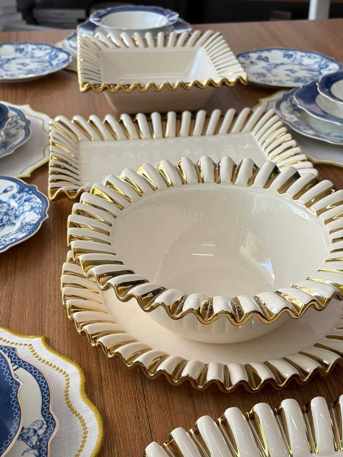 Yemek Takımı 35 Parça 6 Kişilik Blue Life - Daisy