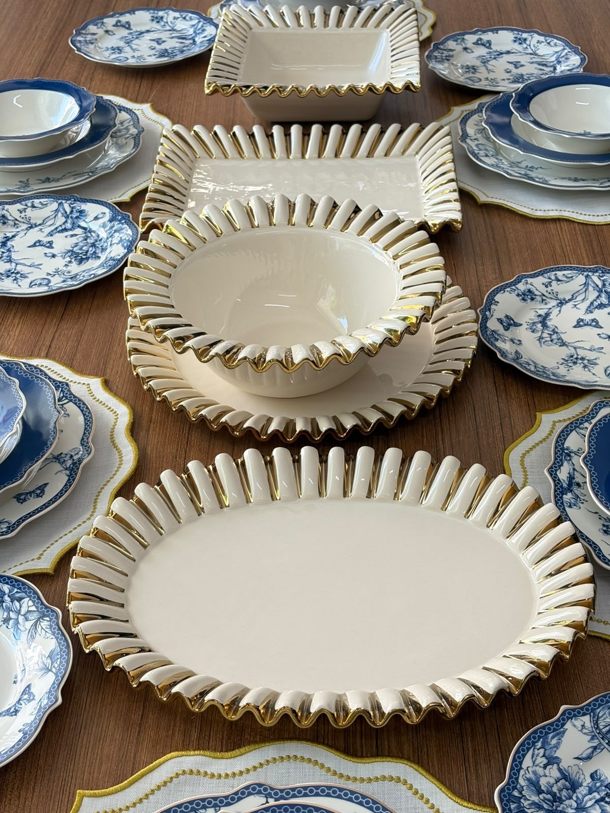 Yemek Takımı 35 Parça 6 Kişilik Blue Life - Daisy