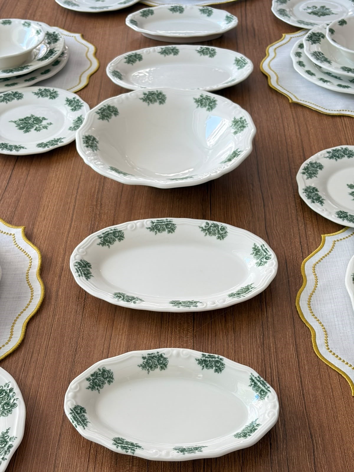 Yemek Takımı 35 Parça 6 Kişilik Flowers Green
