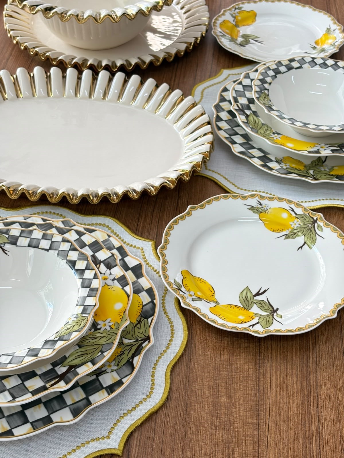 Yemek Takımı 35 Parça 6 Kişilik Linda - Daisy