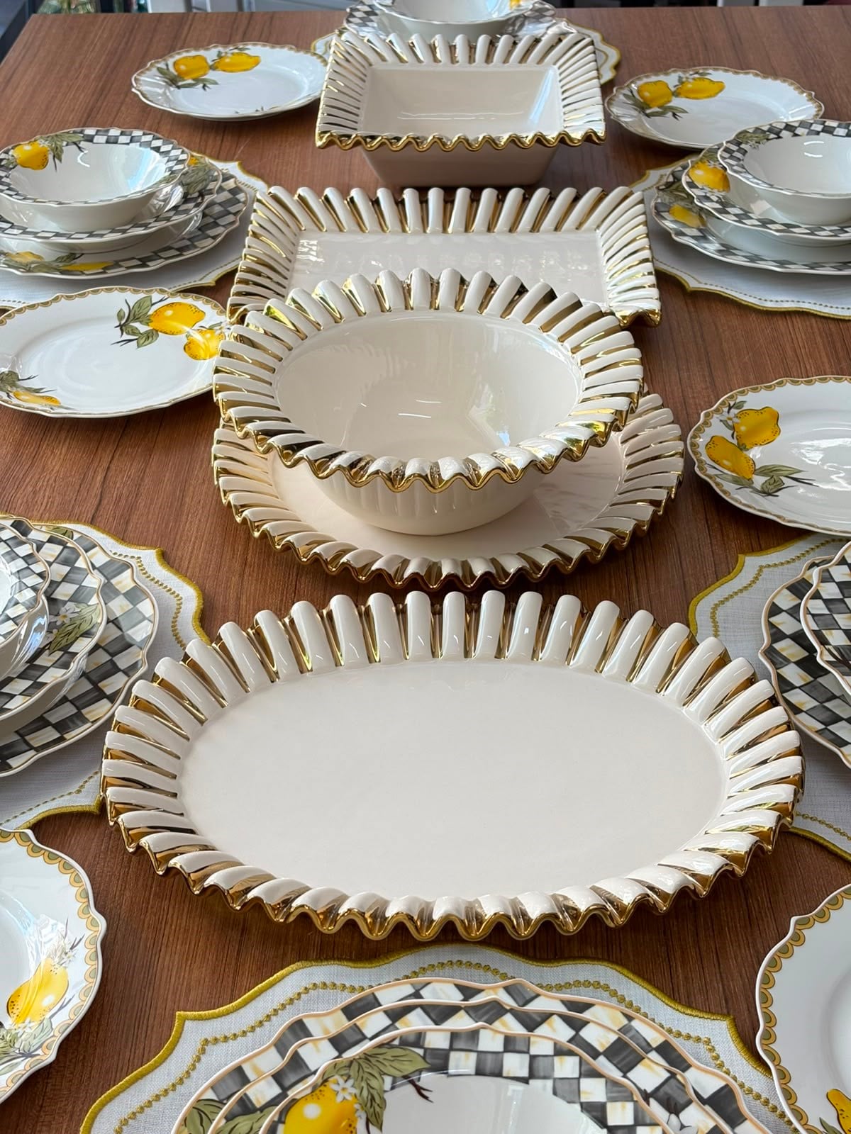 Yemek Takımı 35 Parça 6 Kişilik Linda - Daisy