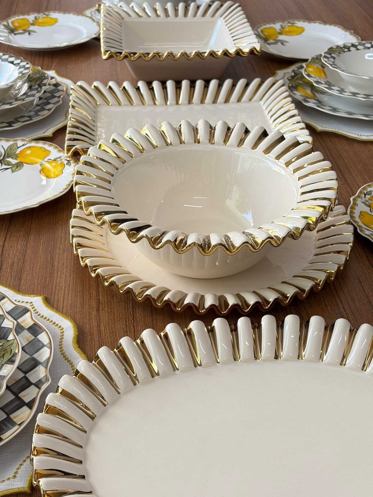 Yemek Takımı 35 Parça 6 Kişilik Linda - Daisy