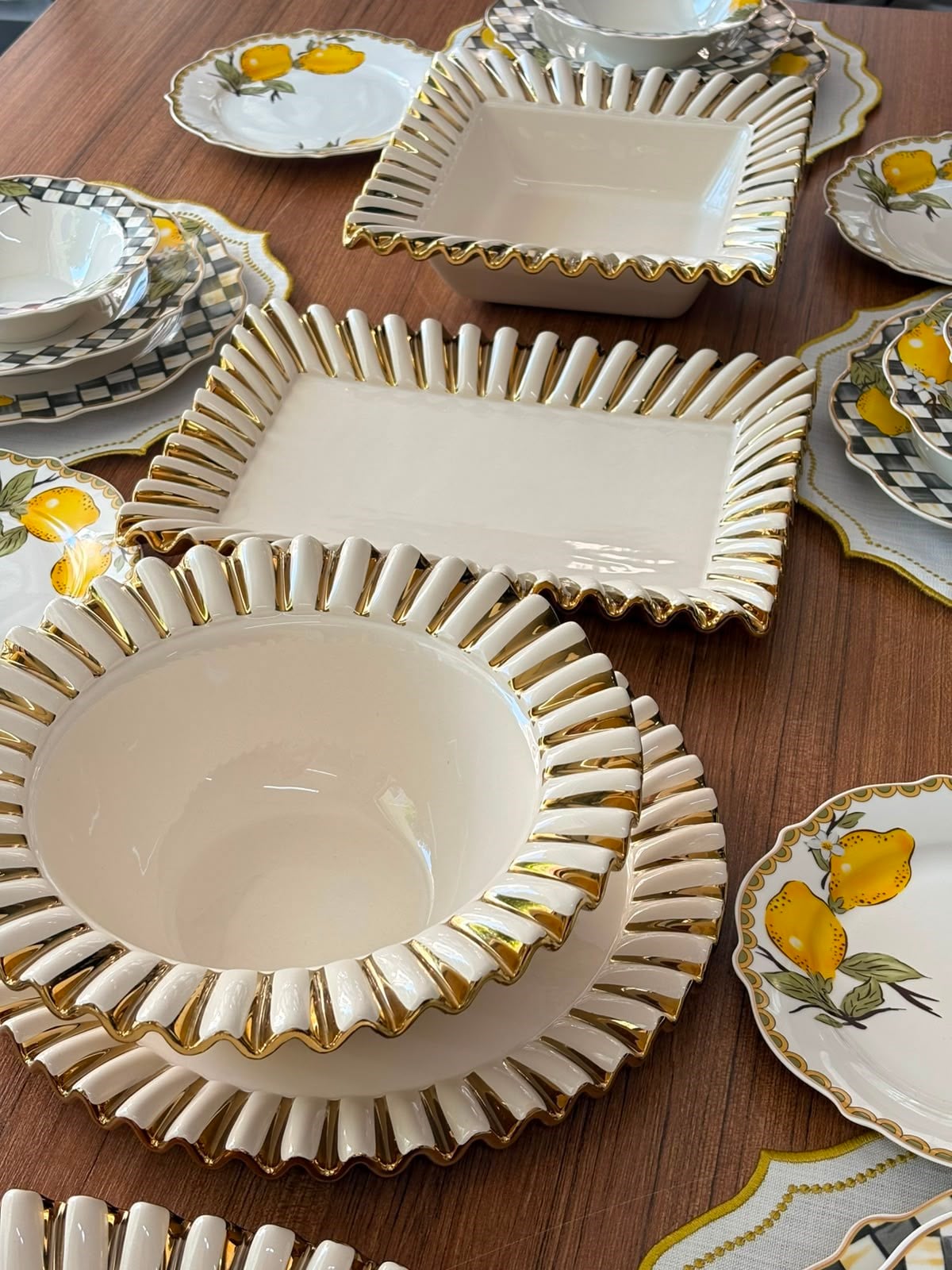 Yemek Takımı 35 Parça 6 Kişilik Linda - Daisy
