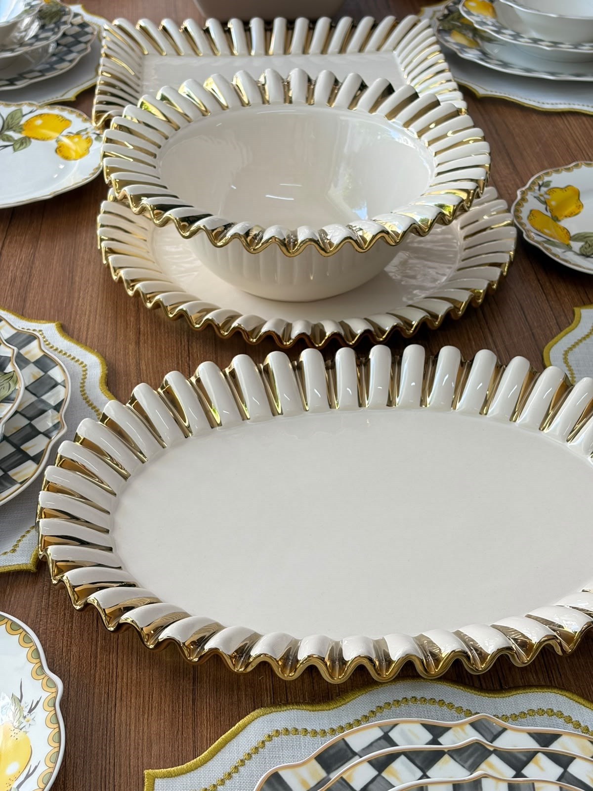 Yemek Takımı 35 Parça 6 Kişilik Linda - Daisy