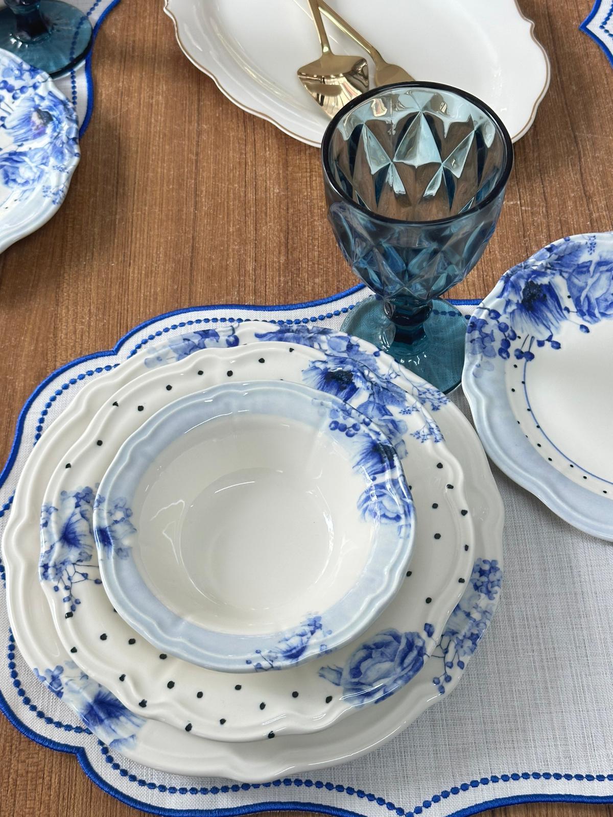 Yemek Takımı 44 Parça 6 Kişilik Bluemelia