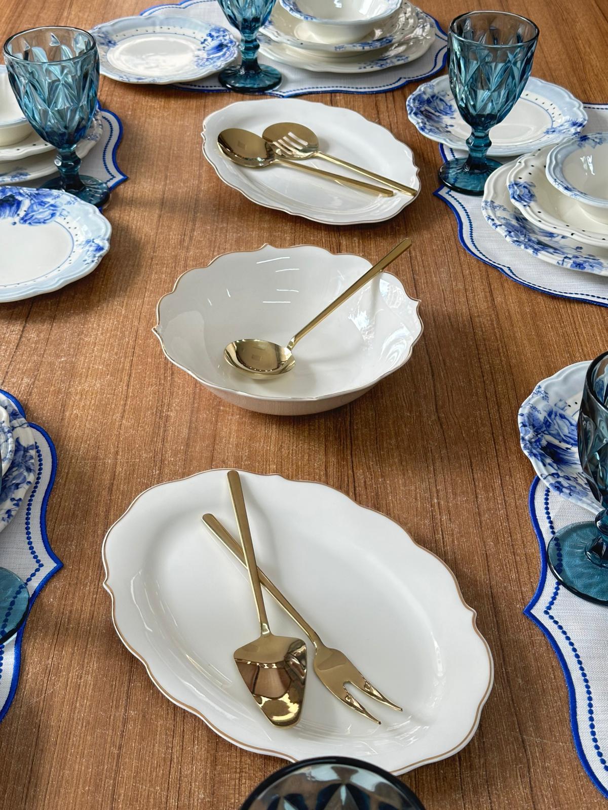 Yemek Takımı 44 Parça 6 Kişilik Bluemelia