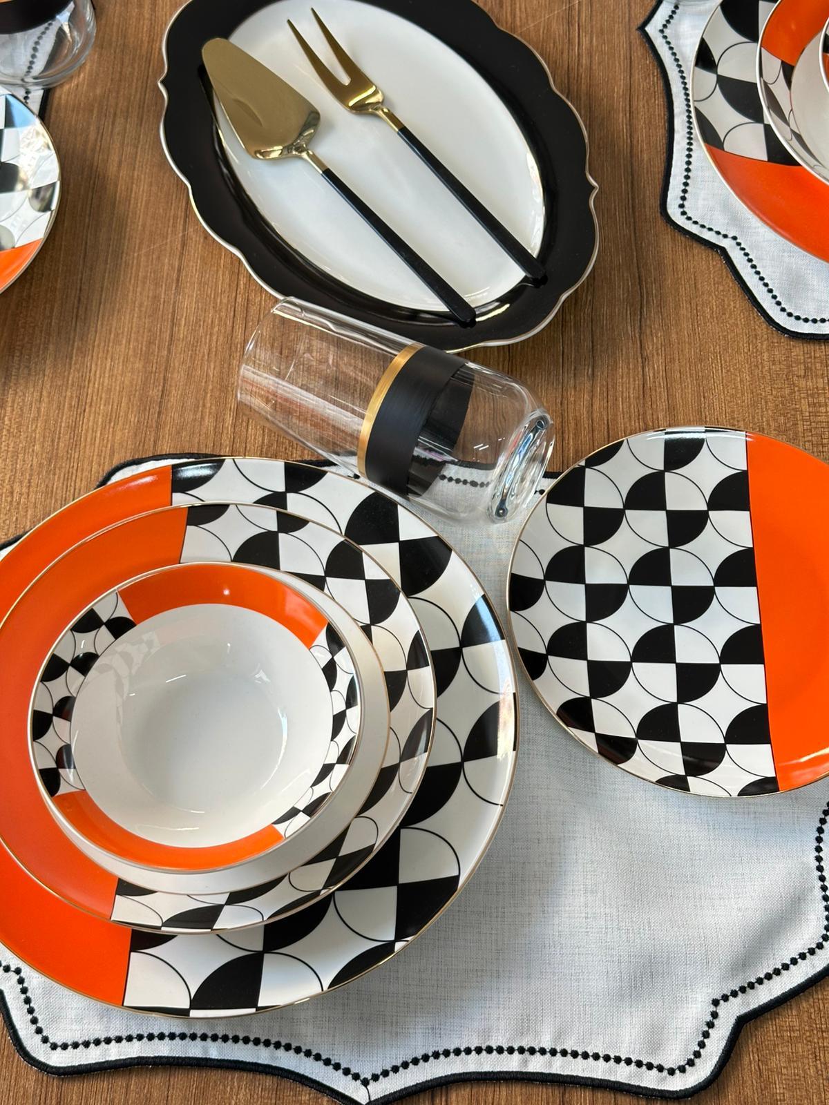 Yemek Takımı 44 Parça 6 Kişilik Sunset Aura