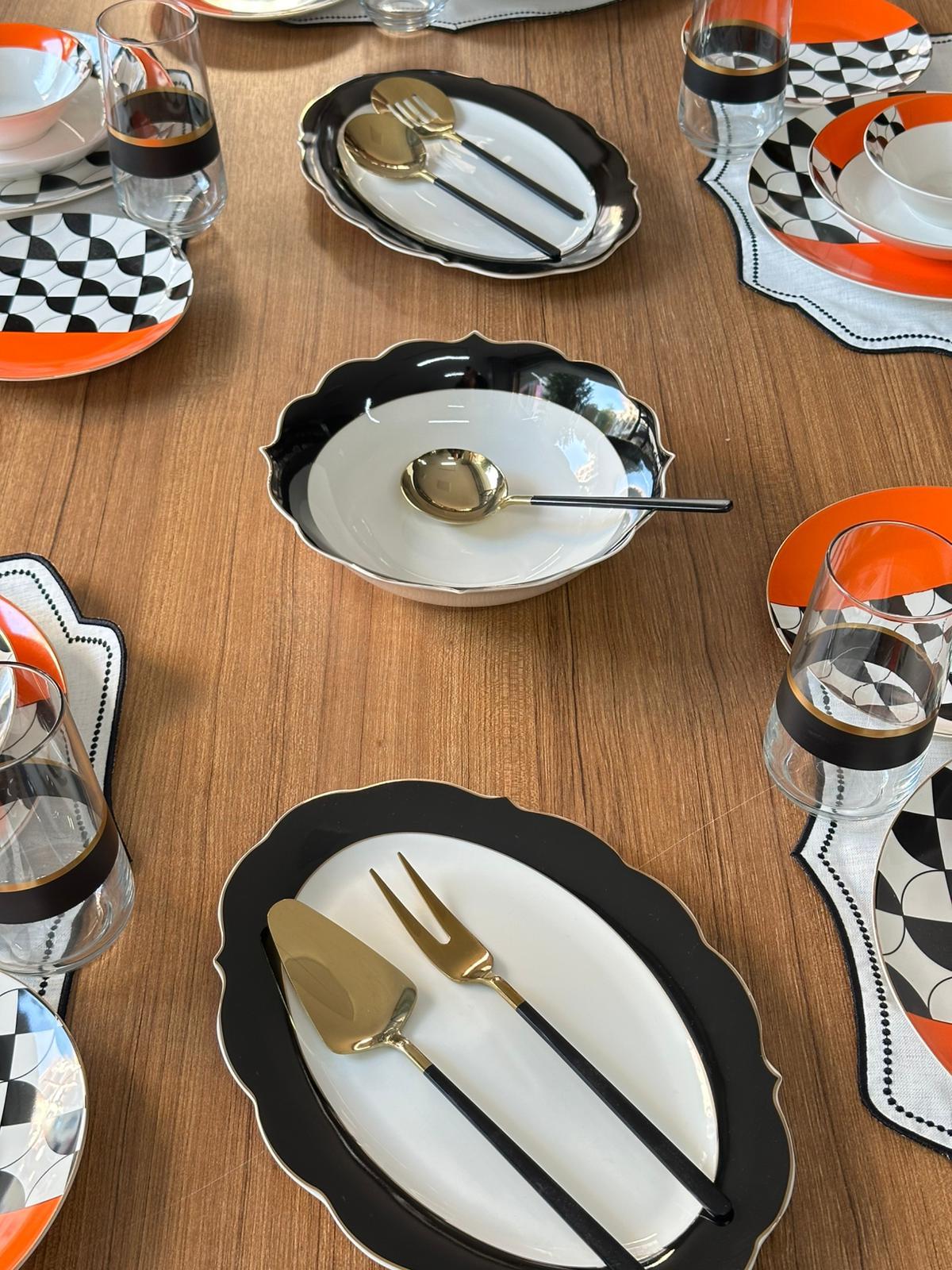 Yemek Takımı 44 Parça 6 Kişilik Sunset Aura