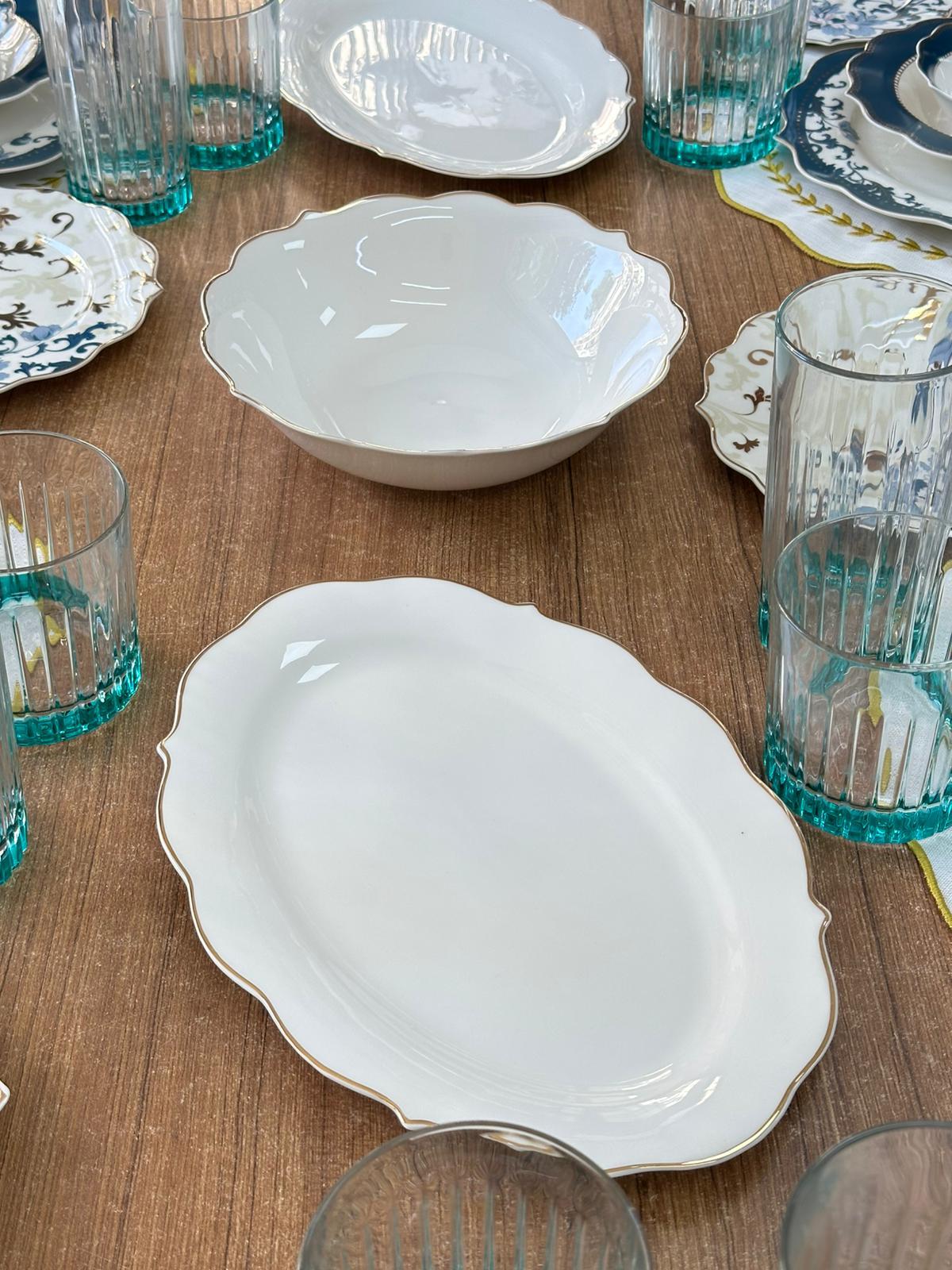 Yemek Takımı 45 Parça 6 Kişilik Azur