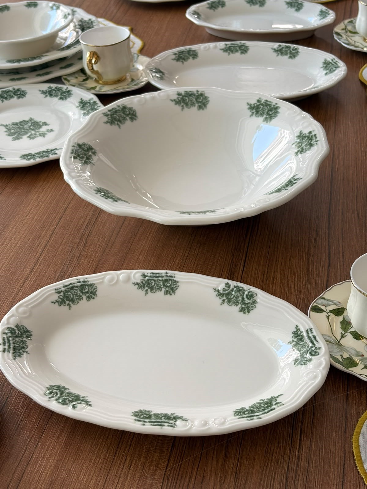 Yemek Takımı 47 Parça 6 Kişilik Flowers Green